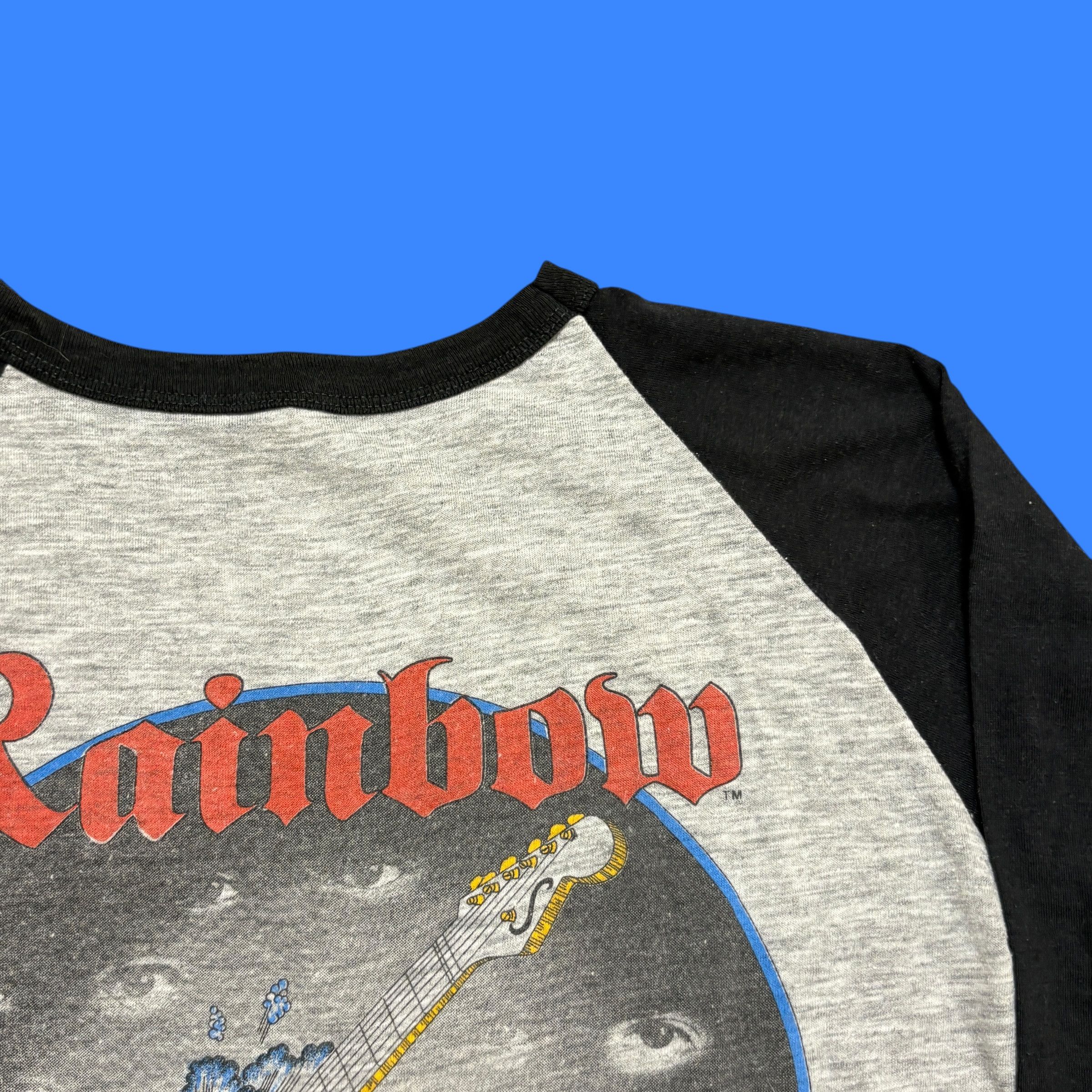 Band Tees Vintage Rainbow Shirt 80s Tour Single Stitch Rock Band Tee Size US S / EU 44-46 / 1 - 14 Thumbnail