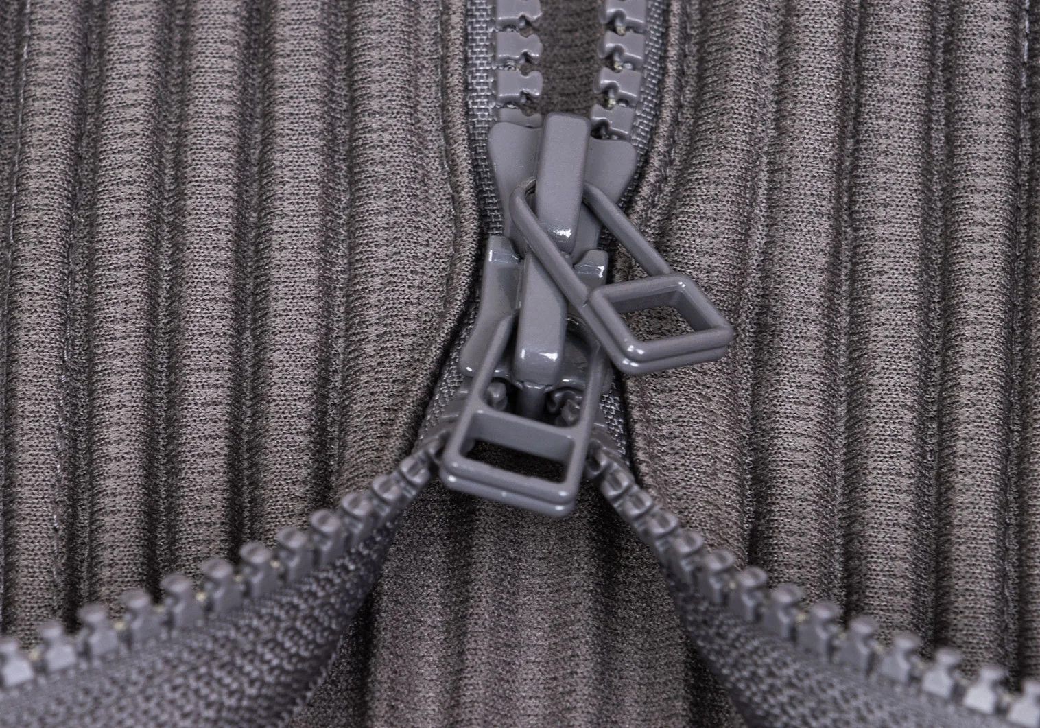 Issey Miyake Pleated Double Zip Jacket in Gray Size 3 Size US L / EU 52-54 / 3 - 13 Thumbnail