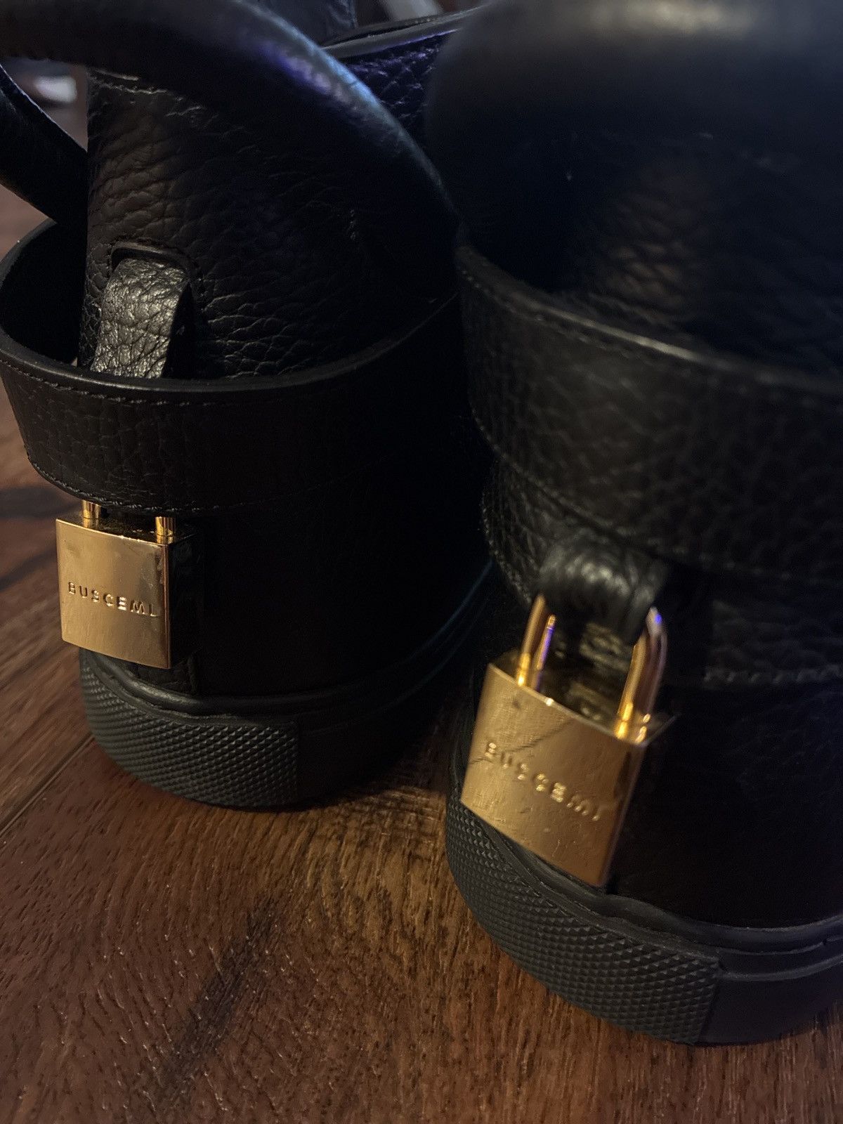 Buscemi Black Leather Buscemi Hi-top sneakers Size US 9 / EU 42 - 5 Thumbnail