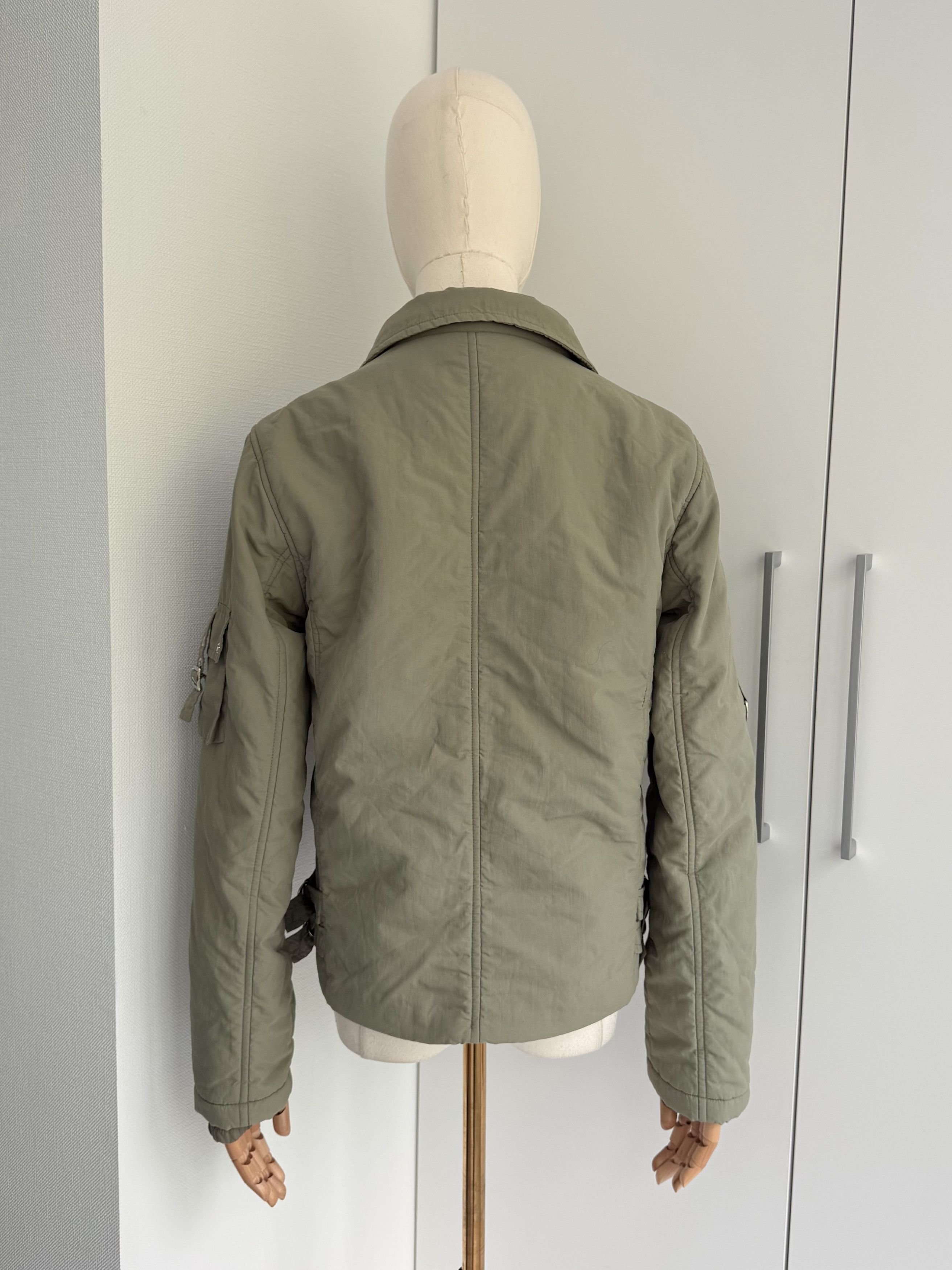 Japanese Brand Utility Jacket Women Zip Up MilitaryY2K Buckle Cargo Style Size M / US 6-8 / IT 42-44 - 4 Thumbnail