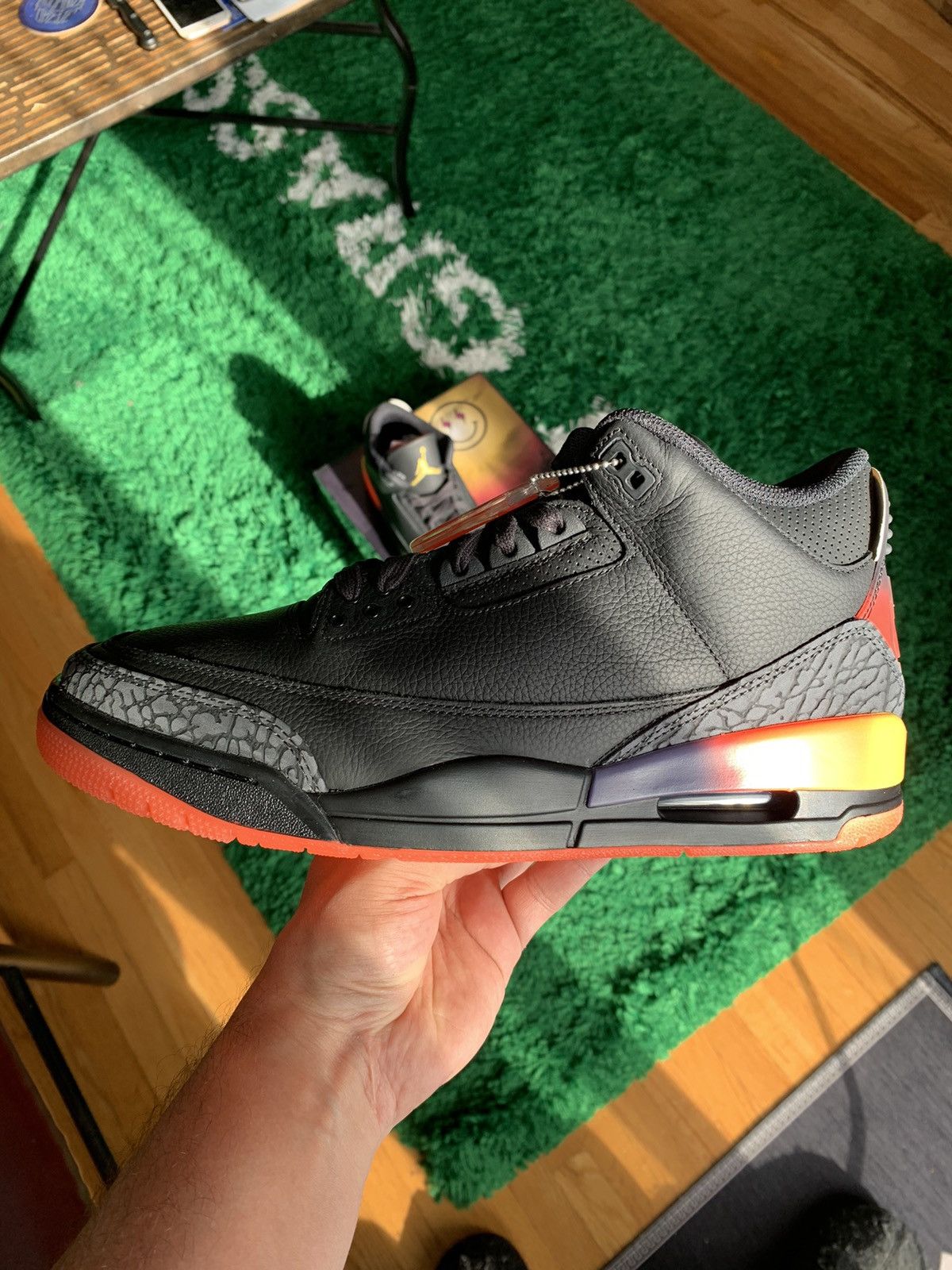 J Balvin × Jordan Brand Jordan 3 J Balvin Rio Size US 10.5 / EU 43-44 - 13 Thumbnail