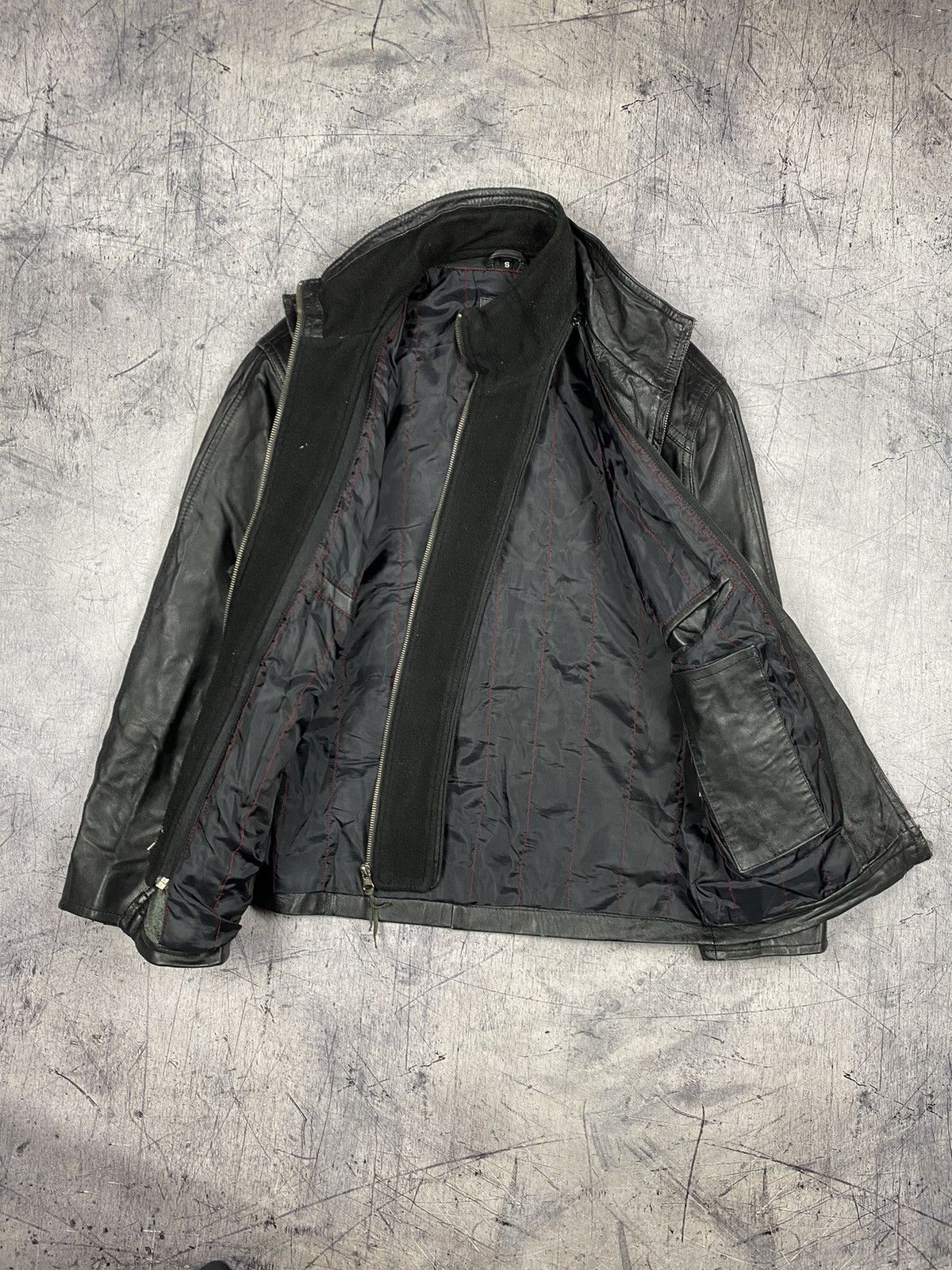 Vintage Vintage Rare Arsenal FC Leather Jacket London Football Club Size US S / EU 44-46 / 1 - 11 Thumbnail
