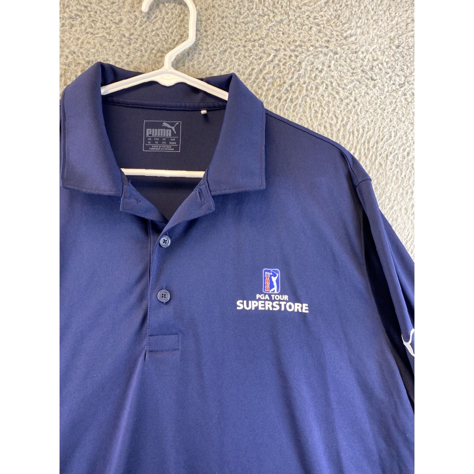 Puma PUMA PGA Tour Men’s Dri Fit T-Shirt Jersey Long Sleeve XL Navy / 89-17 Gray Blue Mens Size US XL / EU 56 / 4 - 4 Thumbnail