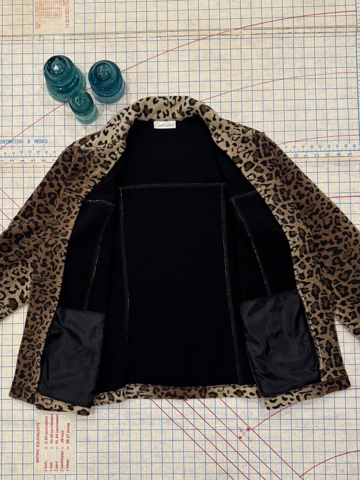 Vintage Vintage Carroll Reed Leopard Print Fleece Jacket Fits W - XL Size XL / US 12-14 / IT 48-50 - 8 Thumbnail