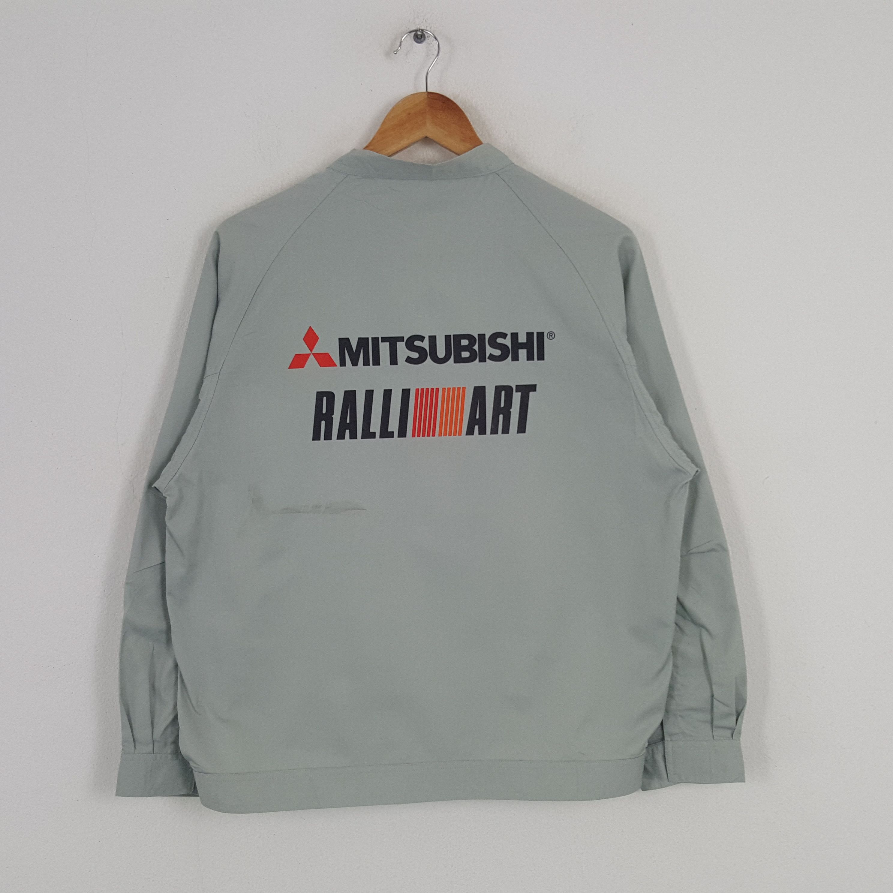 Japanese Brand × Vintage Vintage Mitsubishi Ralli Art Japanese Racing Custom Jacket Size US M / EU 48-50 / 2 - 1 Thumbnail