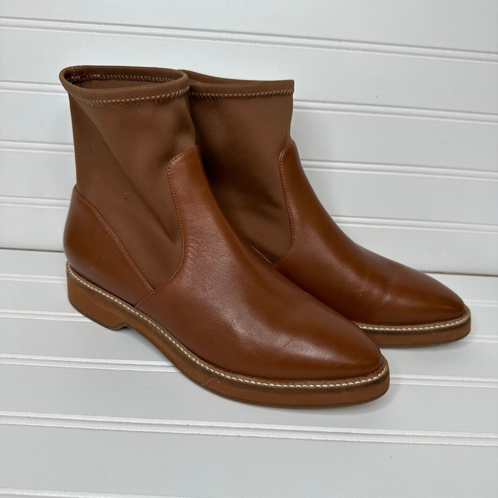 Cole Haan Cole Haan Women's Chelsea Booties brown leather Grand 0S 7 Size US 7 / IT 37 - 1 Thumbnail