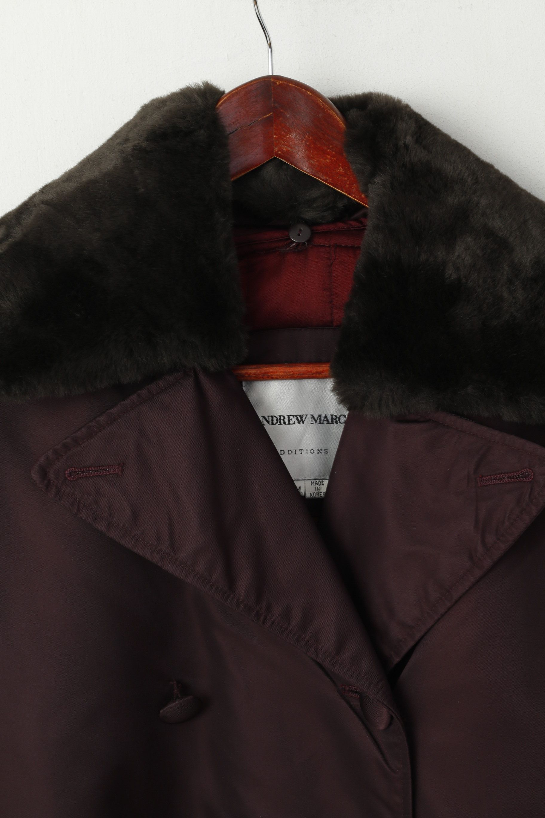 Andrew Marc Andrew Marc Additions Women M Jacket Plum 0446 Size M / US 6-8 / IT 42-44 - 3 Thumbnail