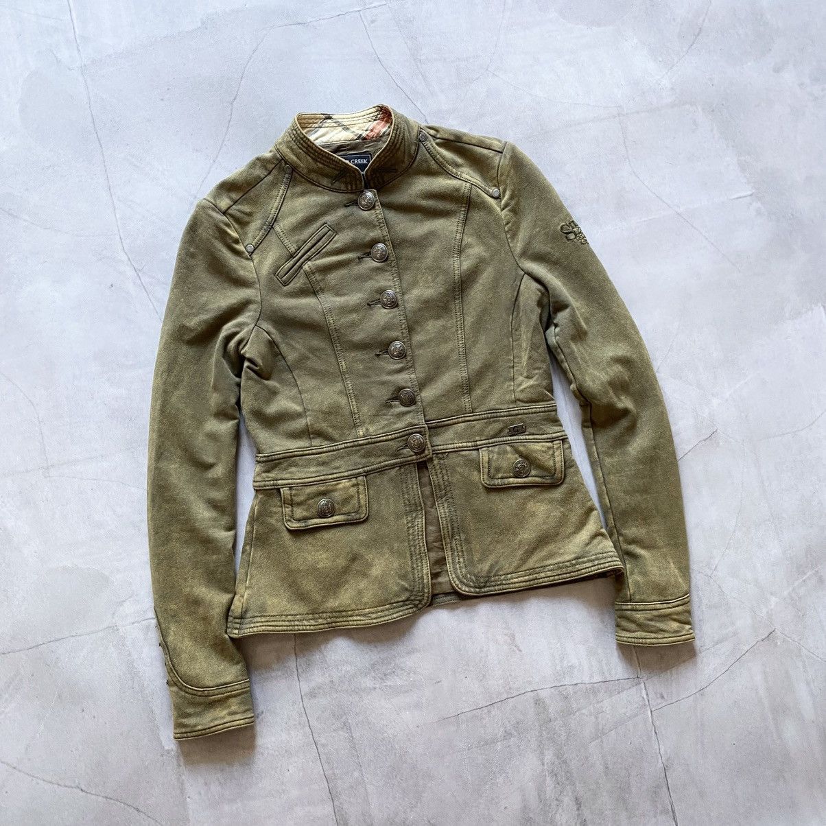 Fuga 00s pea coat Napoléon jacket Wild party 2000s fur pea coat Napoleon