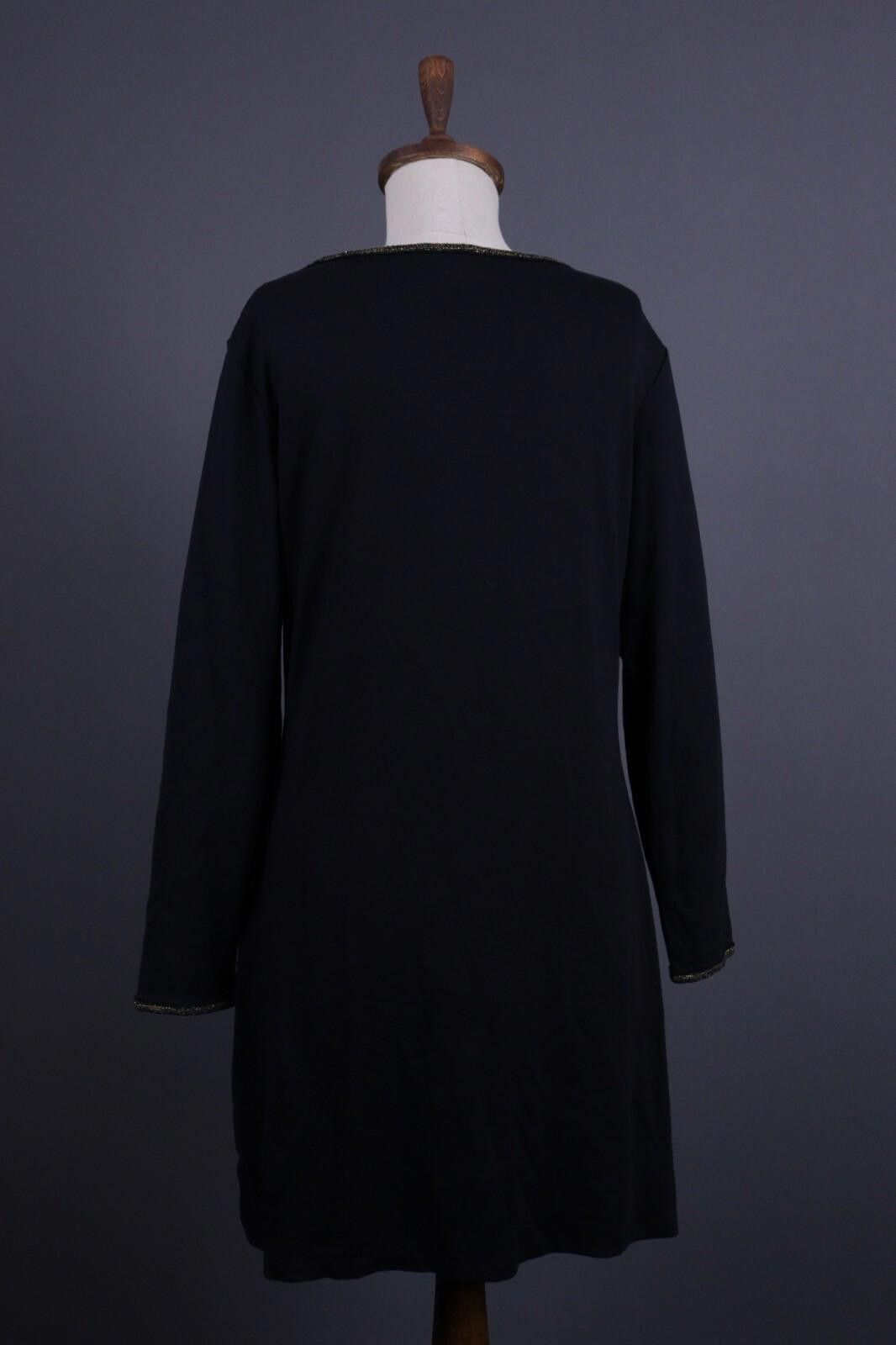 Designer Aventure Des Toiles Designer Black A-Line Dress Size 44 Size M / US 6-8 / IT 42-44 - 6 Thumbnail