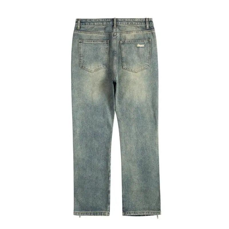 Japanese Brand × Vintage Distressed relaxed jeans side button Size US 30 / EU 46 - 10 Thumbnail