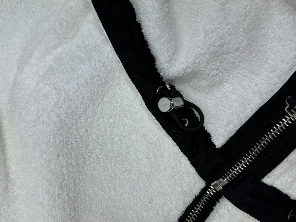 Prada TRIANGLE LOGO FLEECE ZIP UP Size US XL / EU 56 / 4 - 11 Thumbnail