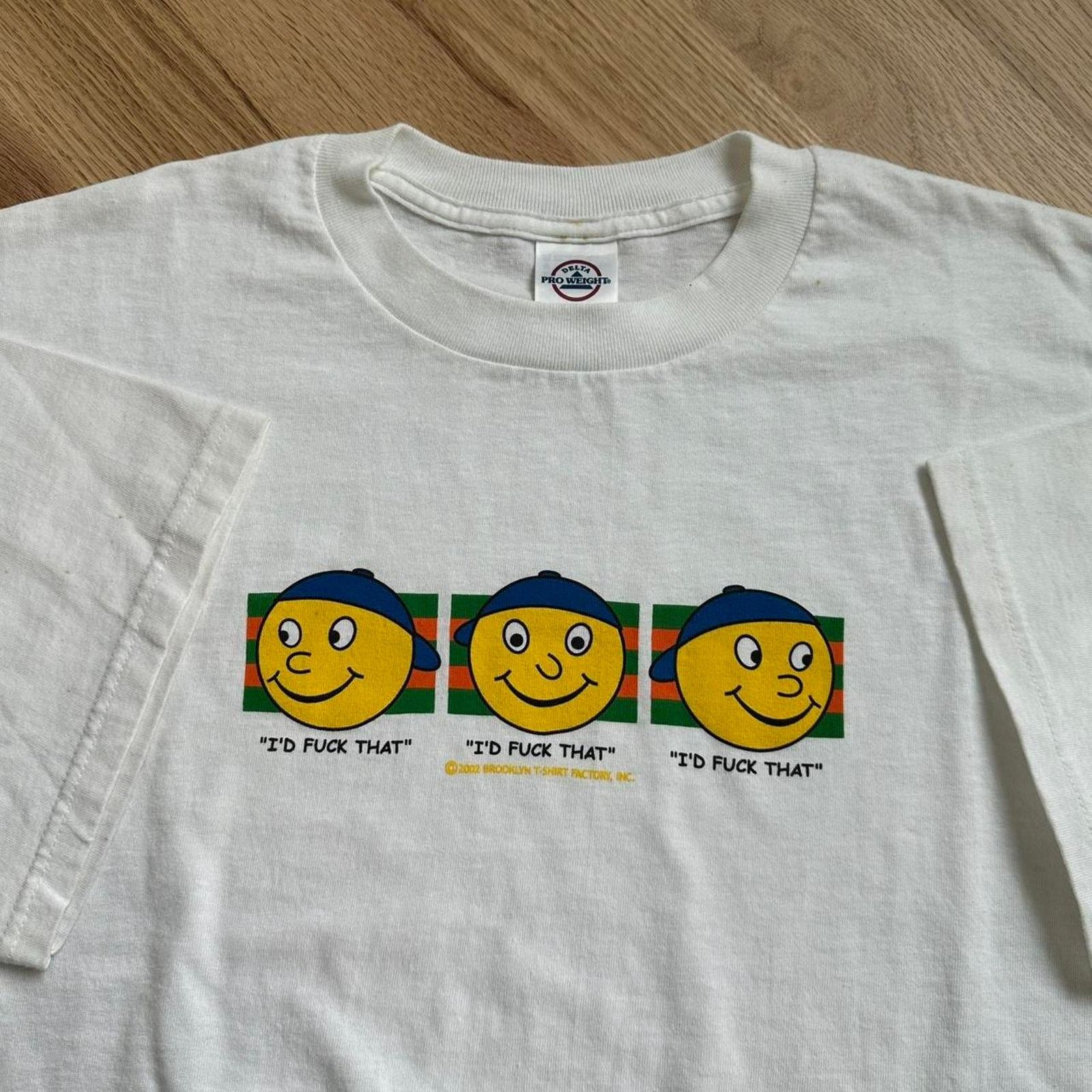 Other × Vintage Vintage 90s Funny Good Humor Id Fuck That Happy Sex Shirt Size US XL / EU 56 / 4 - 6 Thumbnail