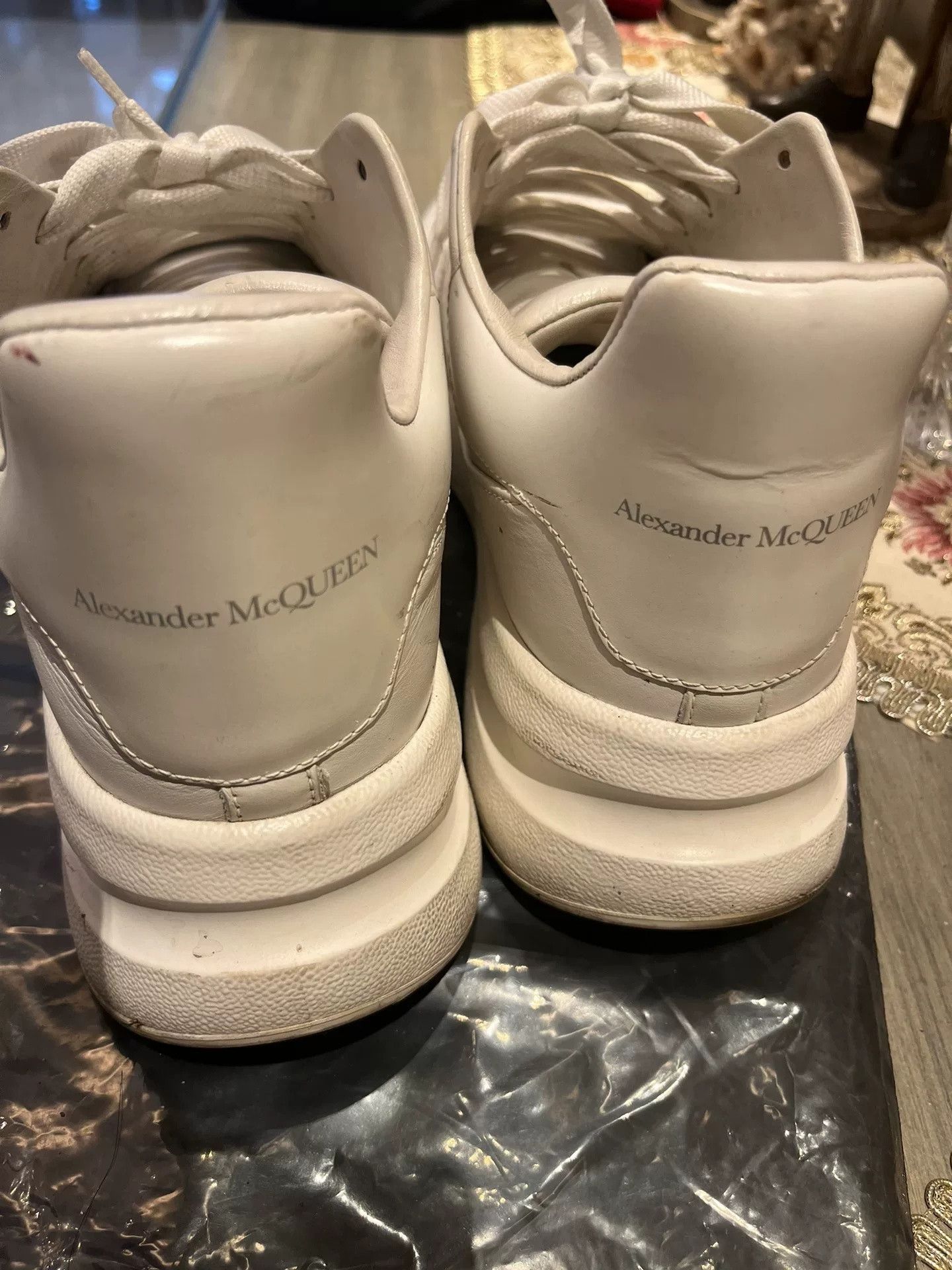 Alexander McQueen Alexander McQueen Sprint Runner White Dad Shoes Size US 9 / EU 42 - 9 Thumbnail