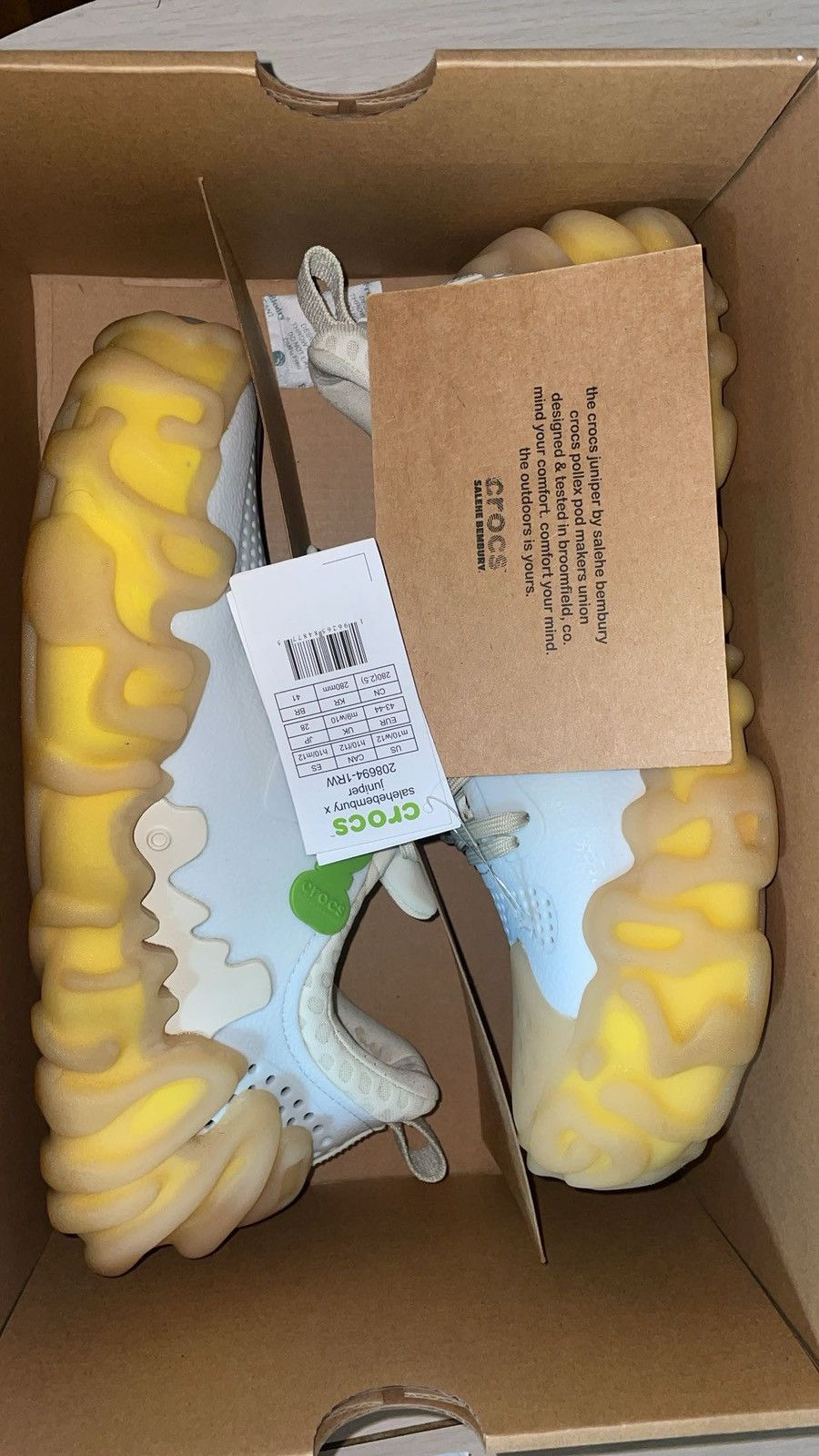 Crocs × Salehe Bembury Salehe Bembury Crocs Juniper - Tahini - M10/W12 Size US 10 / EU 43 - 4 Thumbnail
