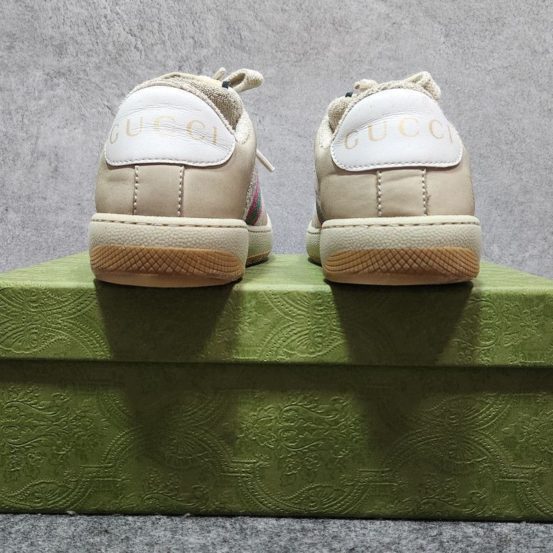 Gucci Gucci Beige Children's Low-Top Sneakers Size US 13 / EU 46 - 2 Thumbnail