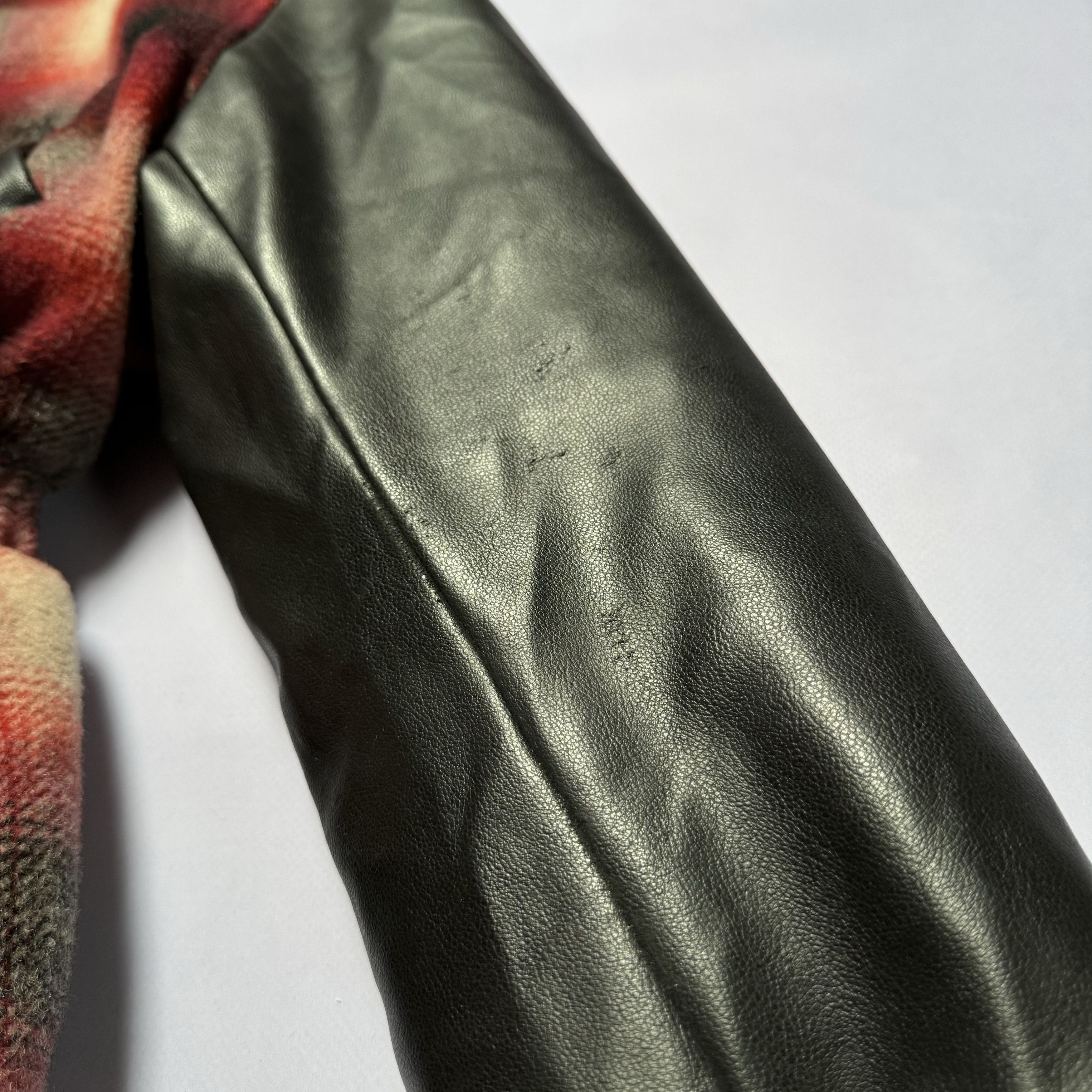 Jean Paul Gaultier × Vintage JEAN PAUL JUNIOR GAULTIER 80S WOOL LEATHER BOMBER JACKET Size M / US 6-8 / IT 42-44 - 14 Thumbnail