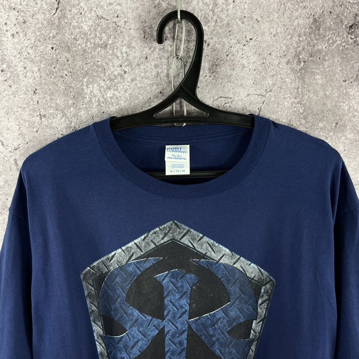 POST&CO × WWE × WWF Roman Reigns WWE T-Shirt Big Logo Navy Size XL Size US XXL / EU 58 / 5 - 2 Thumbnail