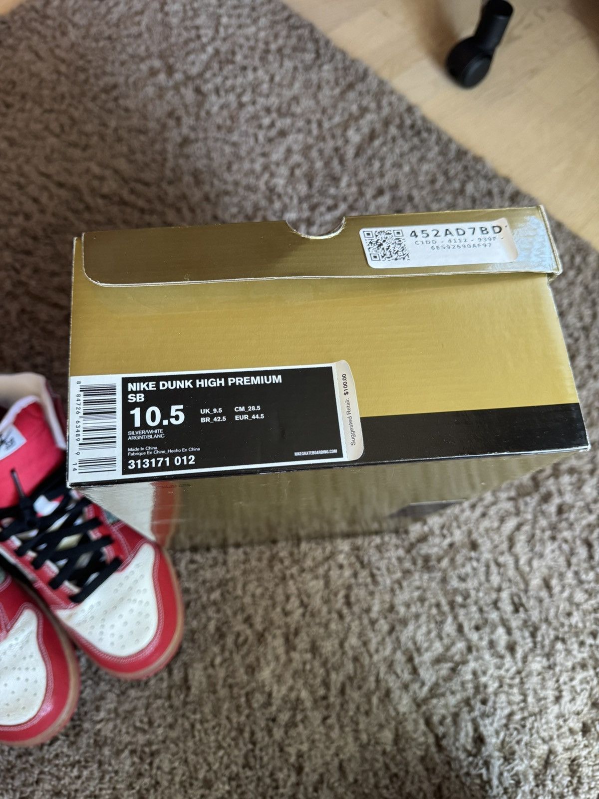 Nike Nike SB Dunk High Shoe Goo Size US 10.5 / EU 43-44 - 7 Thumbnail