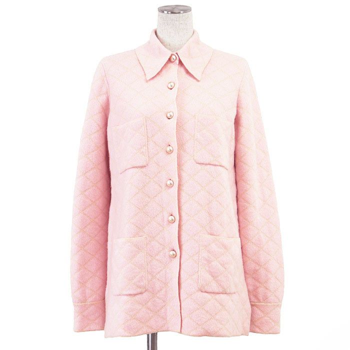 Chanel Chanel Chanel Matelasse Cashmere Silk Jacket Others Outerwear P52423 DUTY FREE for USA Size ONE SIZE - 1 Thumbnail