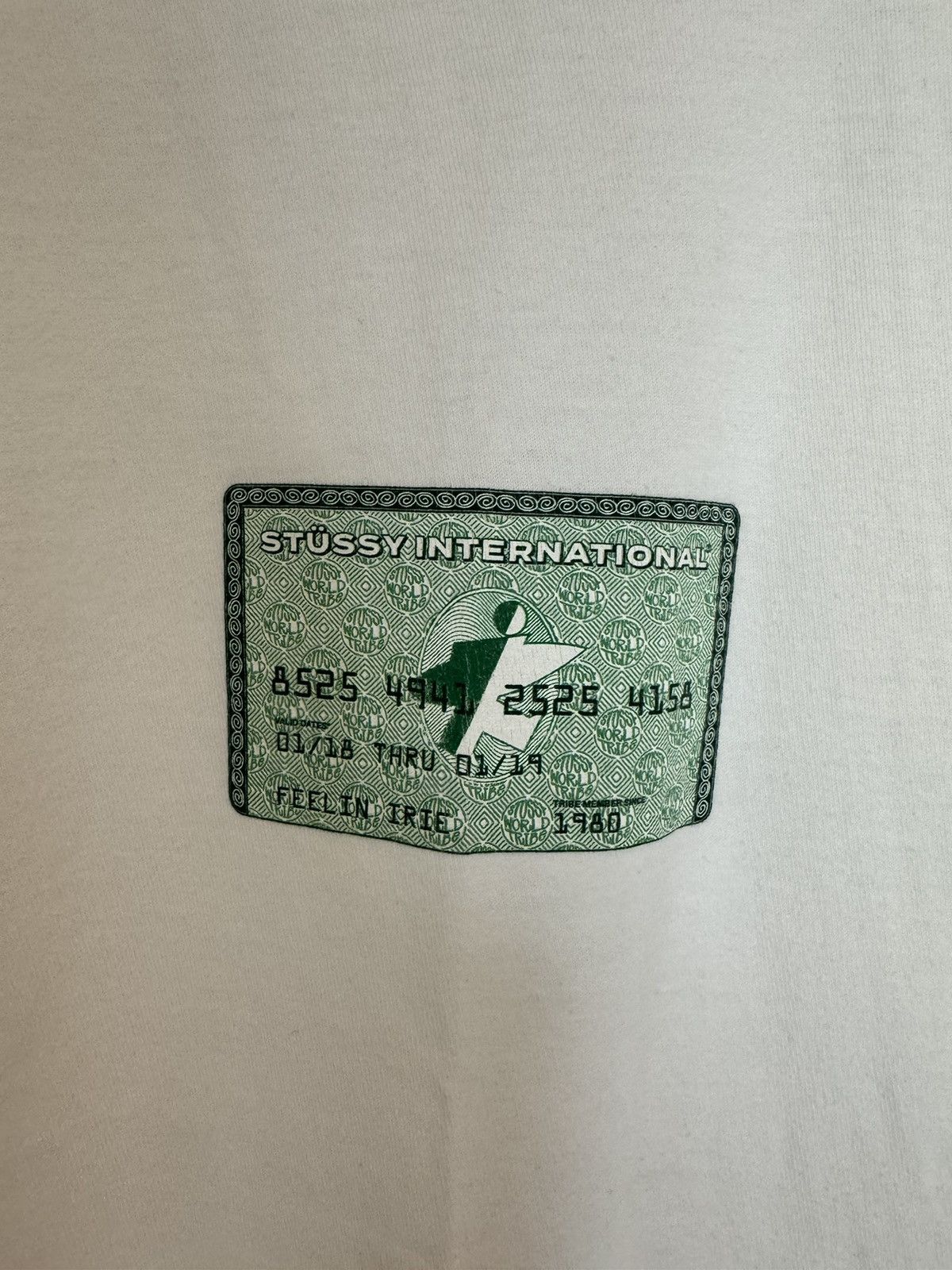 Stussy Stussy Credit Card White Tee Size US XL / EU 56 / 4 - 3 Thumbnail