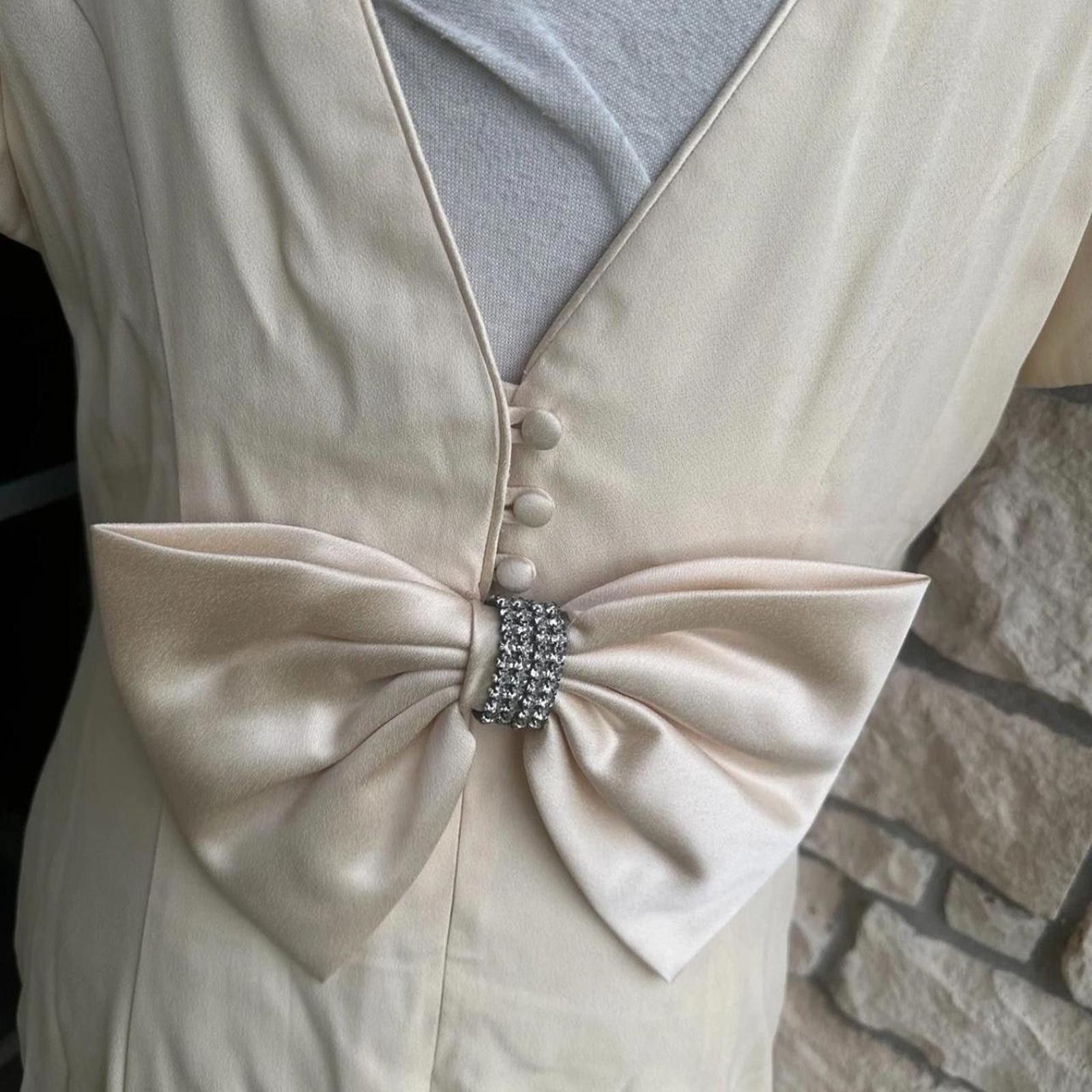 Other vintage 80s maxi dress with a bow, #maxidress Size L / US 10 / IT 46 - 3 Thumbnail