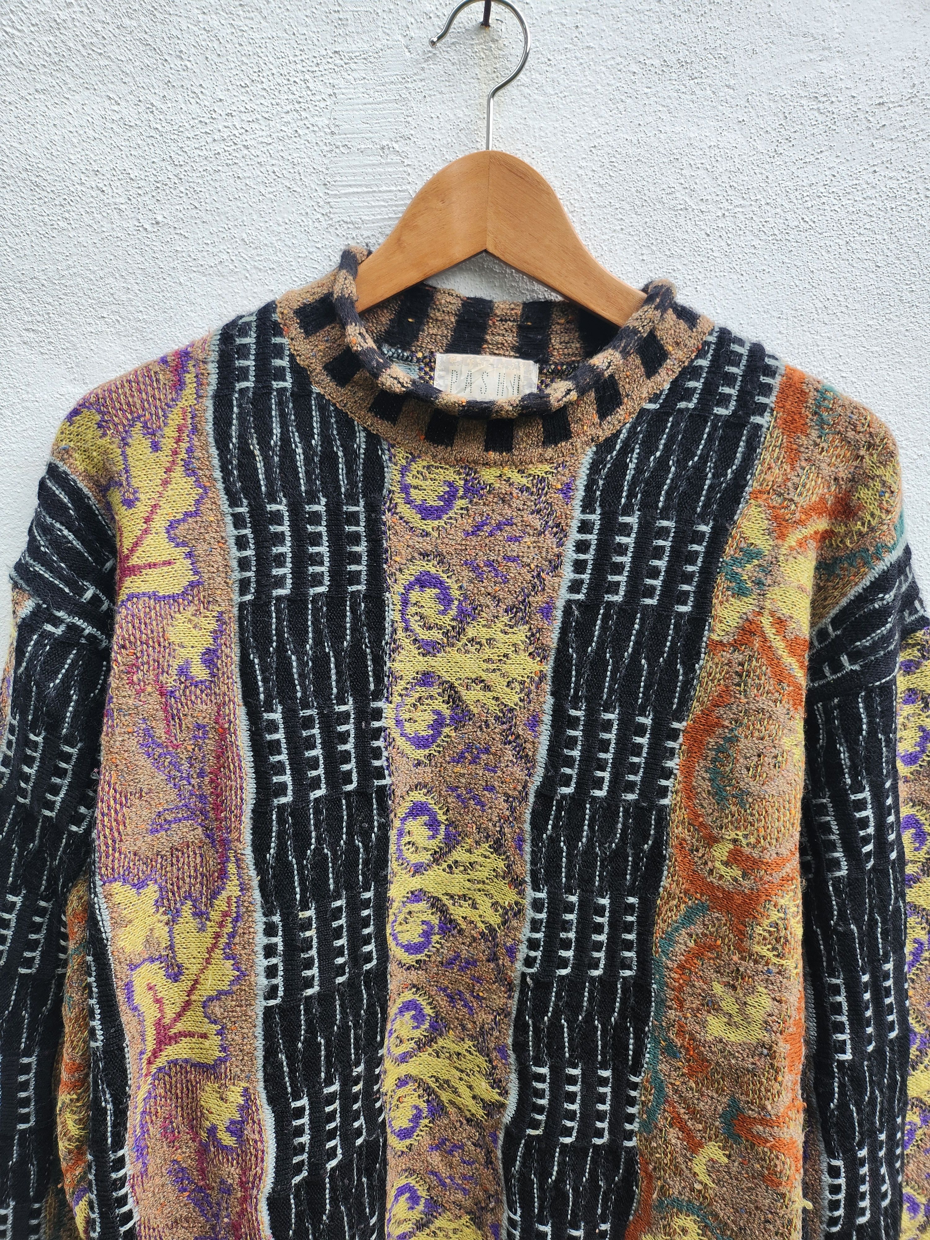 If Six Was Nine × Japanese Brand 💥Nice PASHU Multicolor Coogi Style Jumper Size US L / EU 52-54 / 3 - 4 Thumbnail