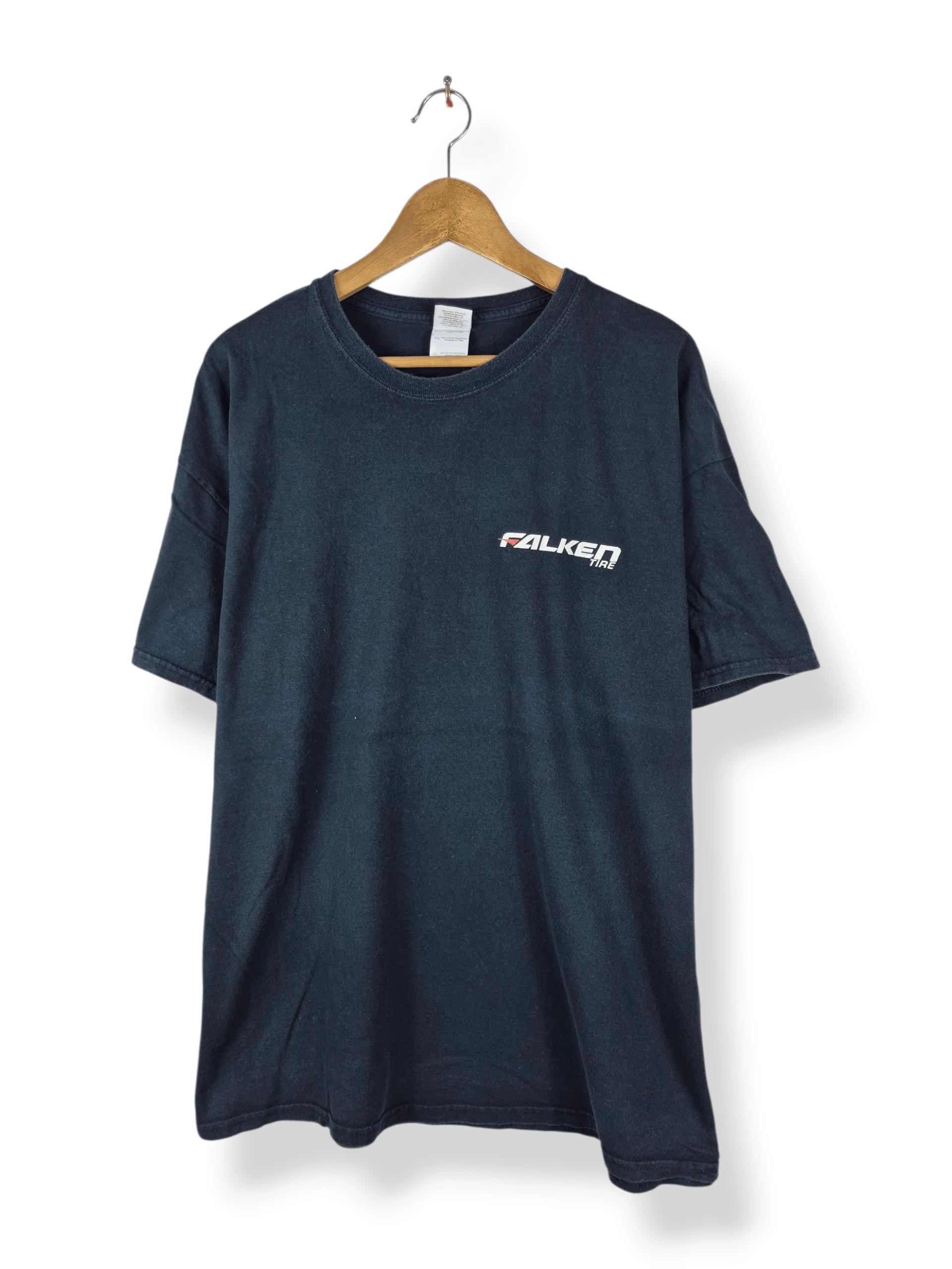 Vintage 🔥 Vintage Falken Tire Big Logo Backhit Tee Size US XL / EU 56 / 4 - 2 Thumbnail