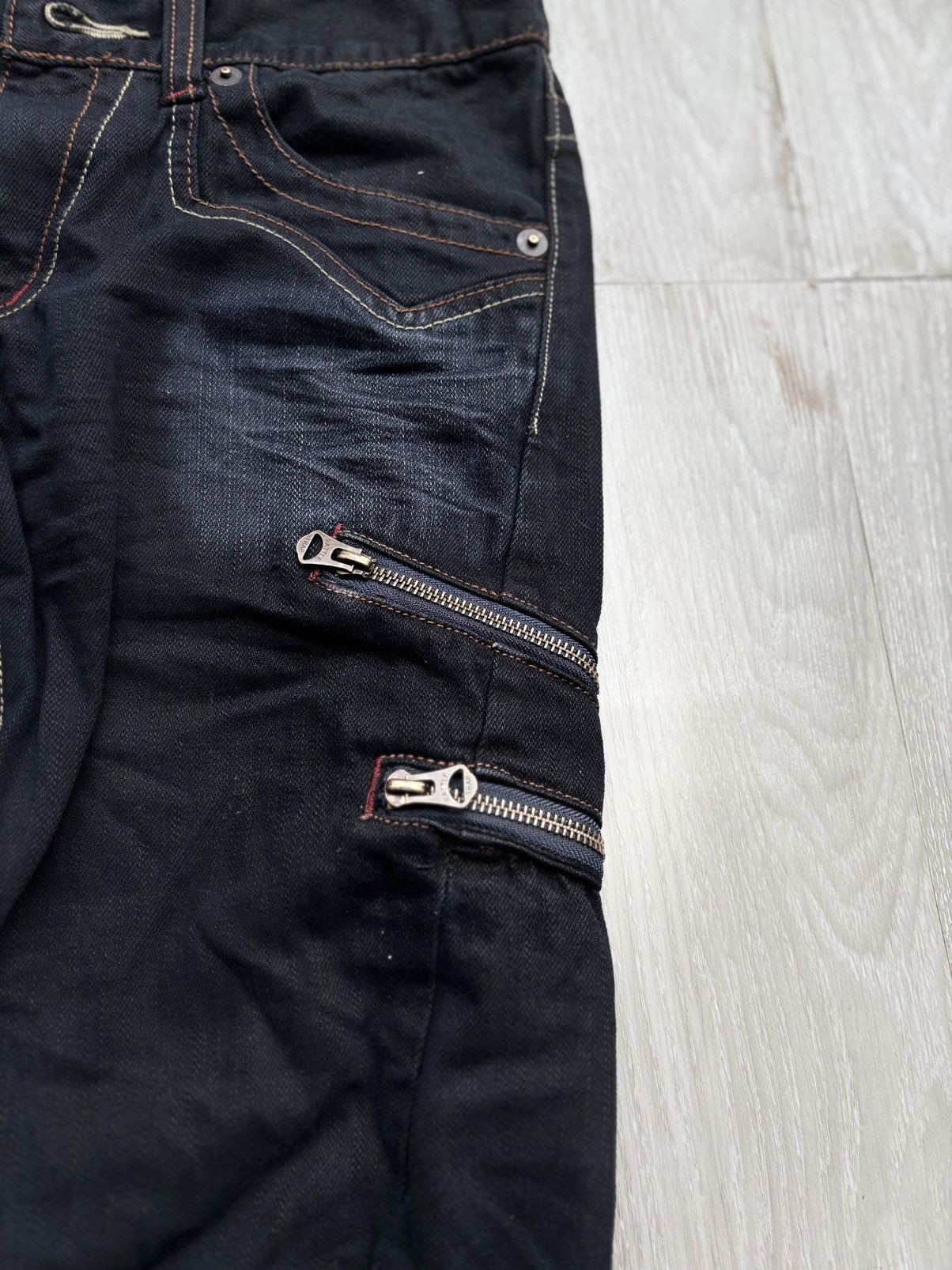 Japanese Brand Ratle trapp tribal flare jeans Size US 29 - 5 Thumbnail