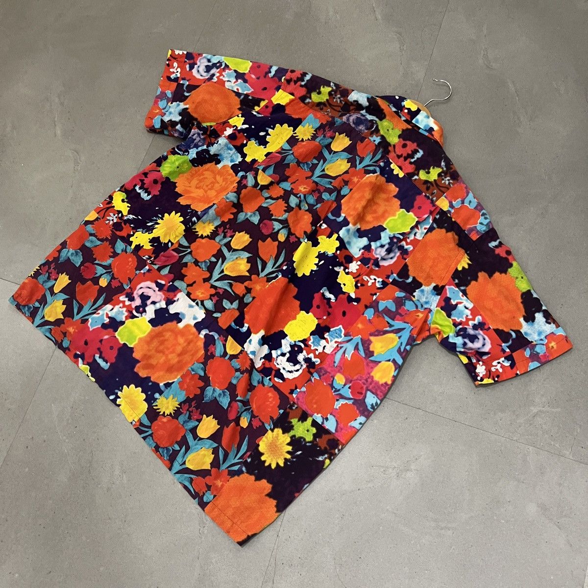 Comme des Garcons × Junya Watanabe SS02 Junya Watanabe Runway Ham Poem Floral Patchwork Shirt Size US M / EU 48-50 / 2 - 7 Thumbnail