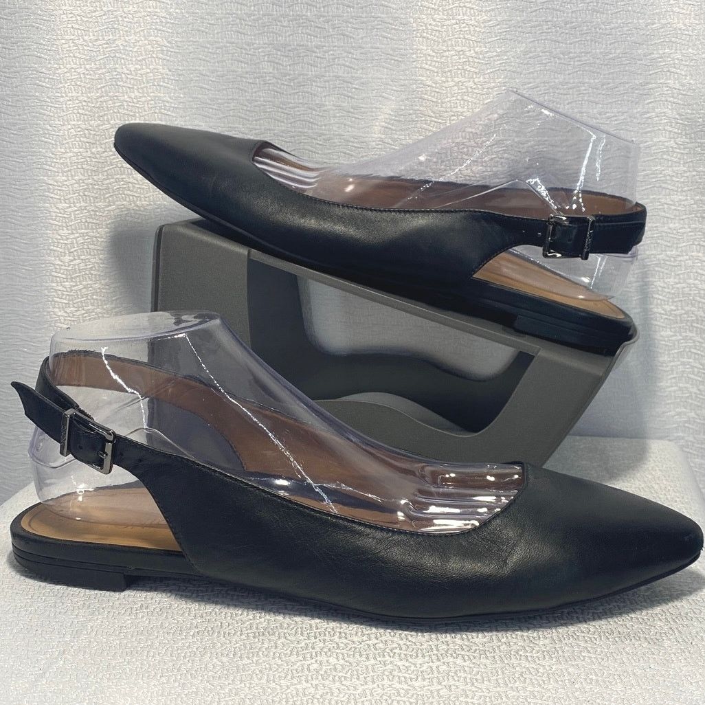 Vionic Vionic Black Jade Npa Womens Leather Slip On Slingback sz 11 Size US 11 / IT 41 - 1 Thumbnail