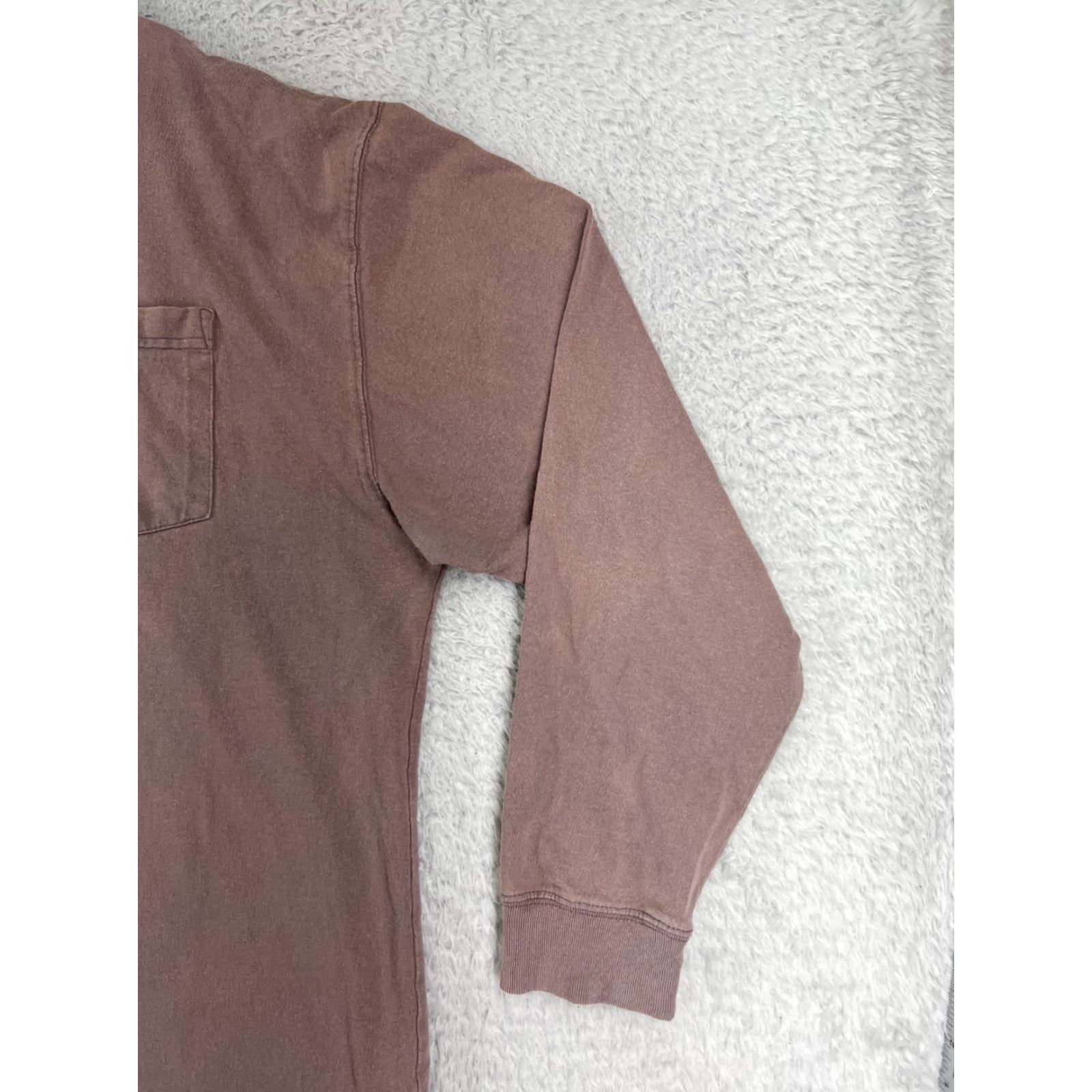 Carhartt Carhartt Shirt Men XL Red Long Sleeve Crew Neck Pocket Workwear Size US XL / EU 56 / 4 - 5 Thumbnail