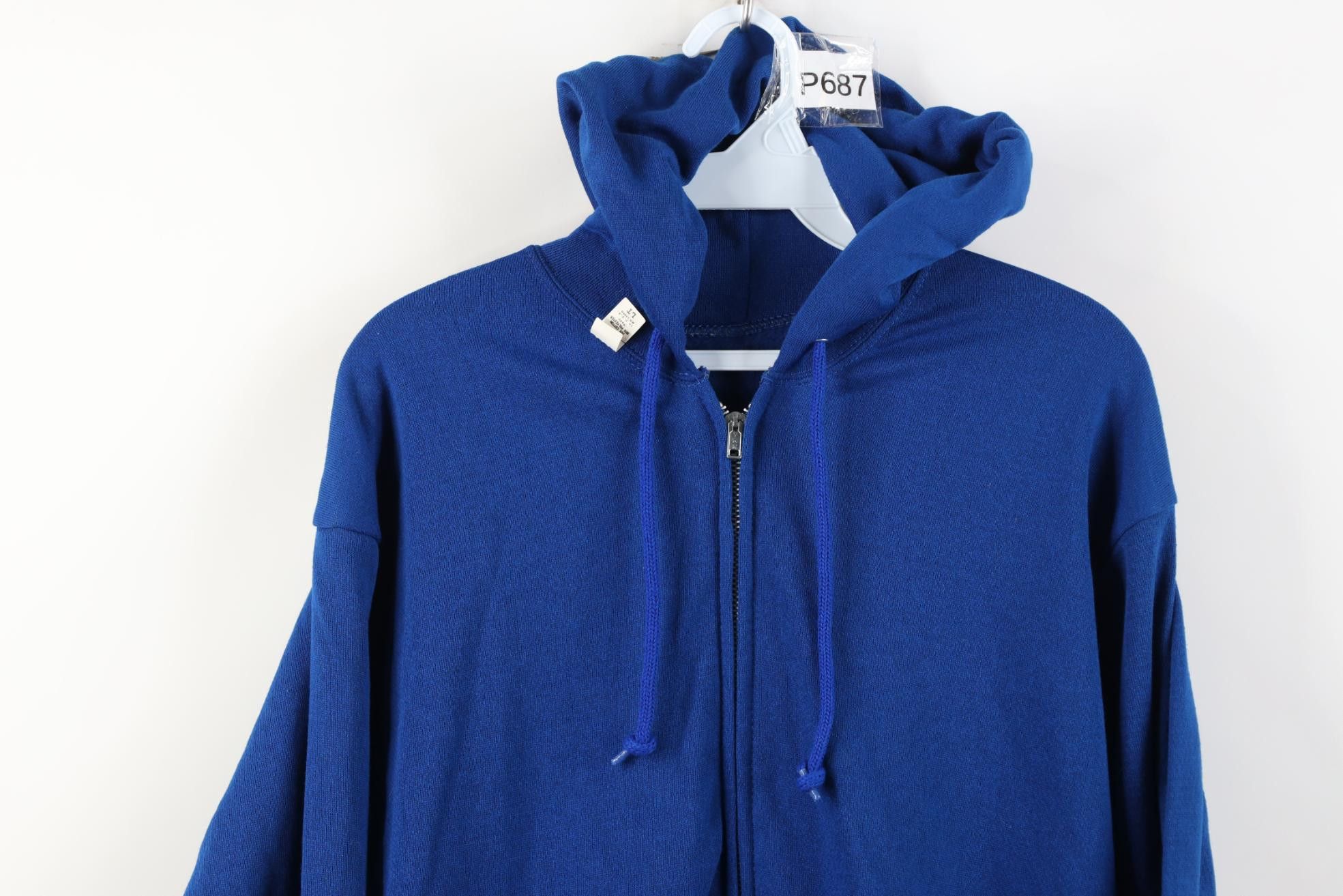 Vintage Deadstock Vintage 60s 70s Full Zip Hoodie Sweatshirt USA Size US L / EU 52-54 / 3 - 2 Thumbnail