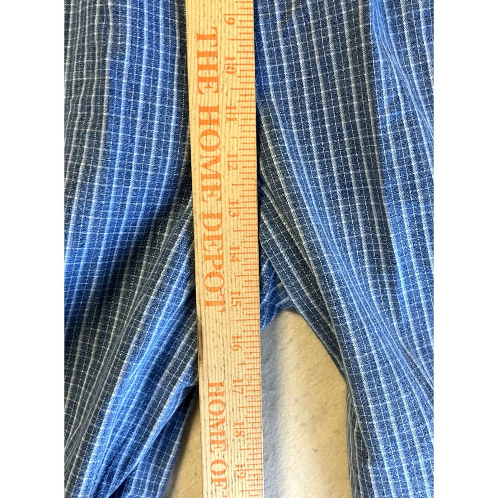 Vintage Teddi Pajama Pants Plaid Blue Women’s Size 16 Sleepwear Bottoms, Regular, Womens Size 38" / US 16 / IT 52 - 4 Thumbnail