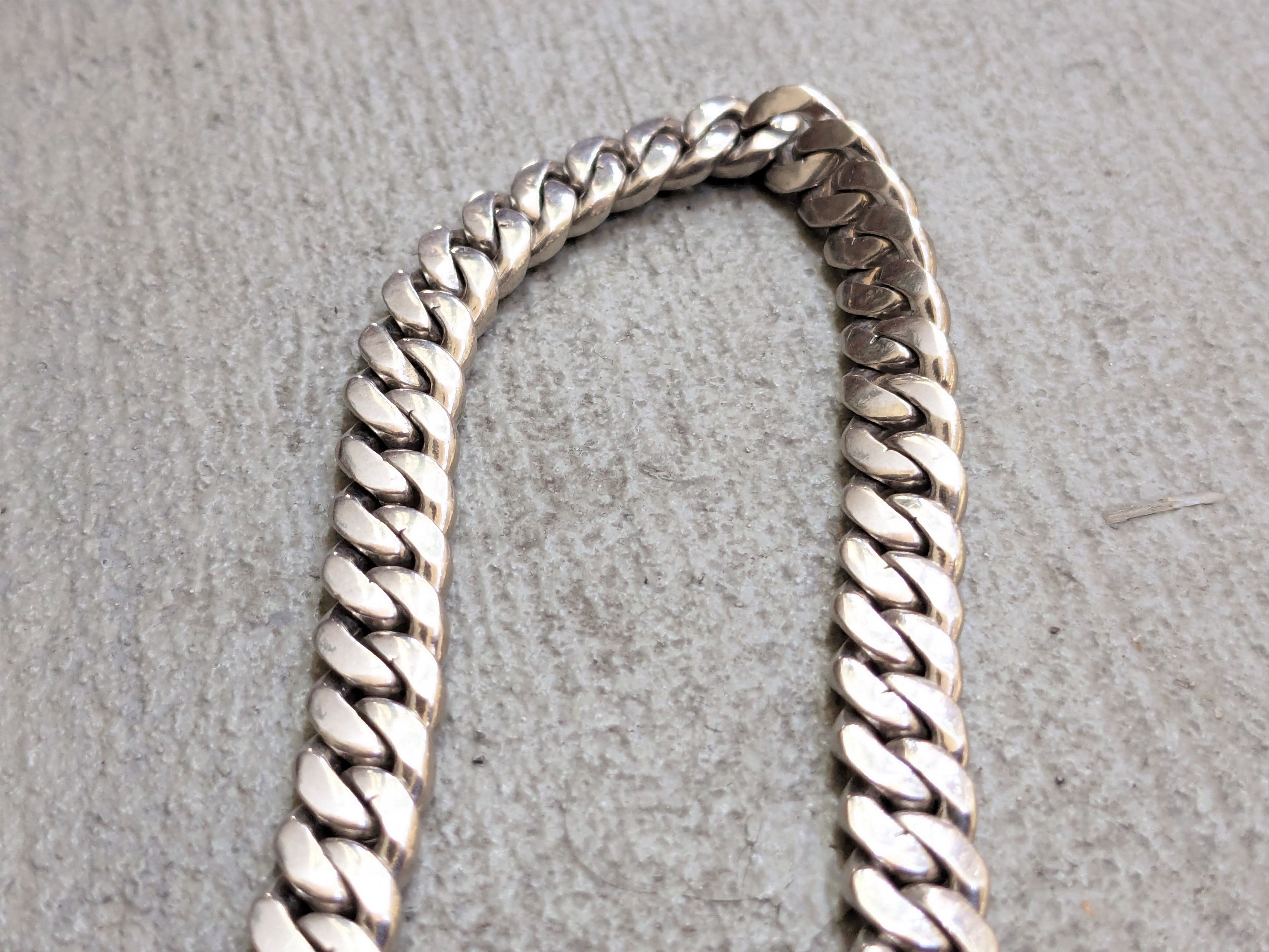 Jewelry Sterling Silver Cuban Choker Necklace CZ Miami 16" Bling Size ONE SIZE - 6 Thumbnail