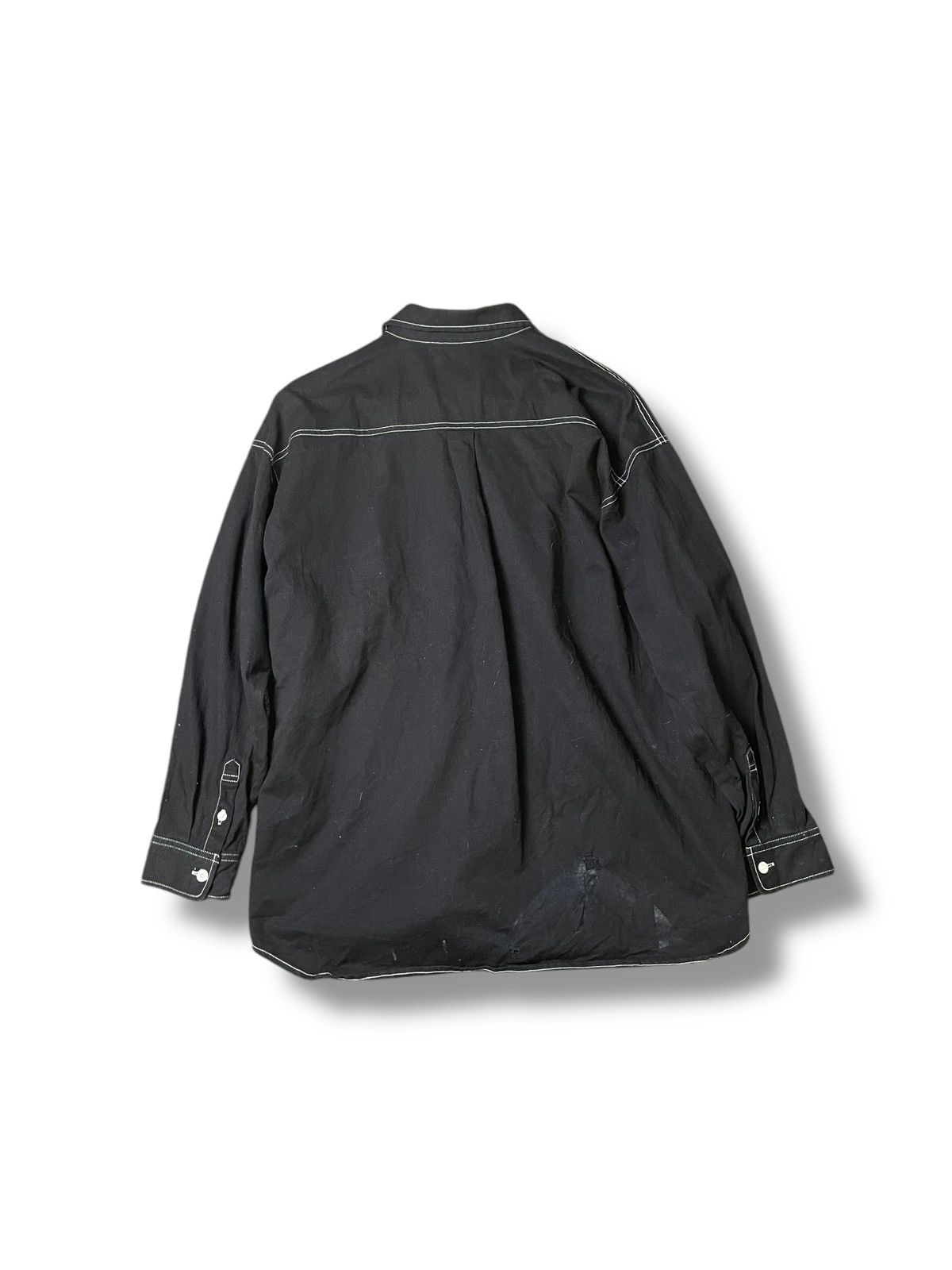 Japanese Brand X-Girl Face Patch Long Sleeve Shirt (52) Size US M / EU 48-50 / 2 - 4 Thumbnail