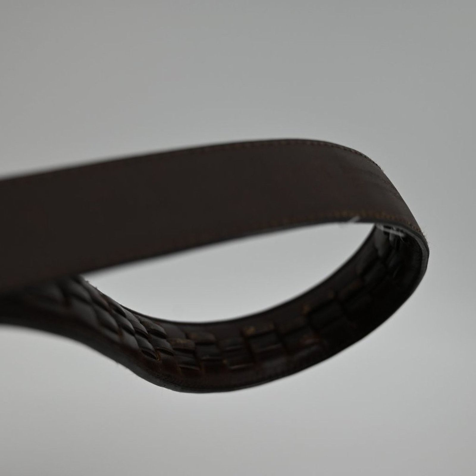 Other Men's Dark Brown Genuine Leather Belt Business Casual 46 Size 46 - 8 Thumbnail
