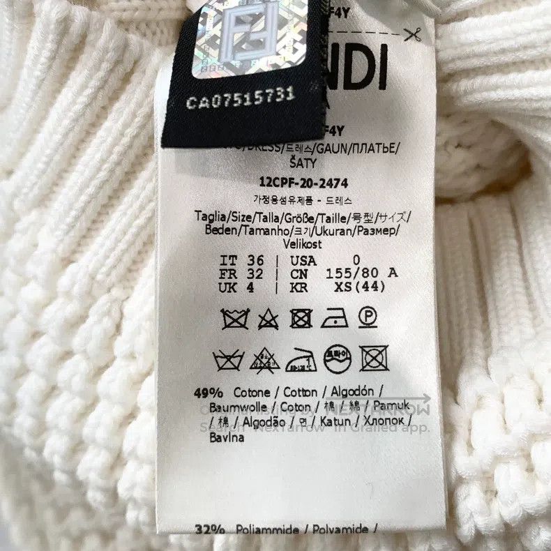 Fendi Fendi White women's wear Size 24" / US 00 / IT 34 - 5 Thumbnail