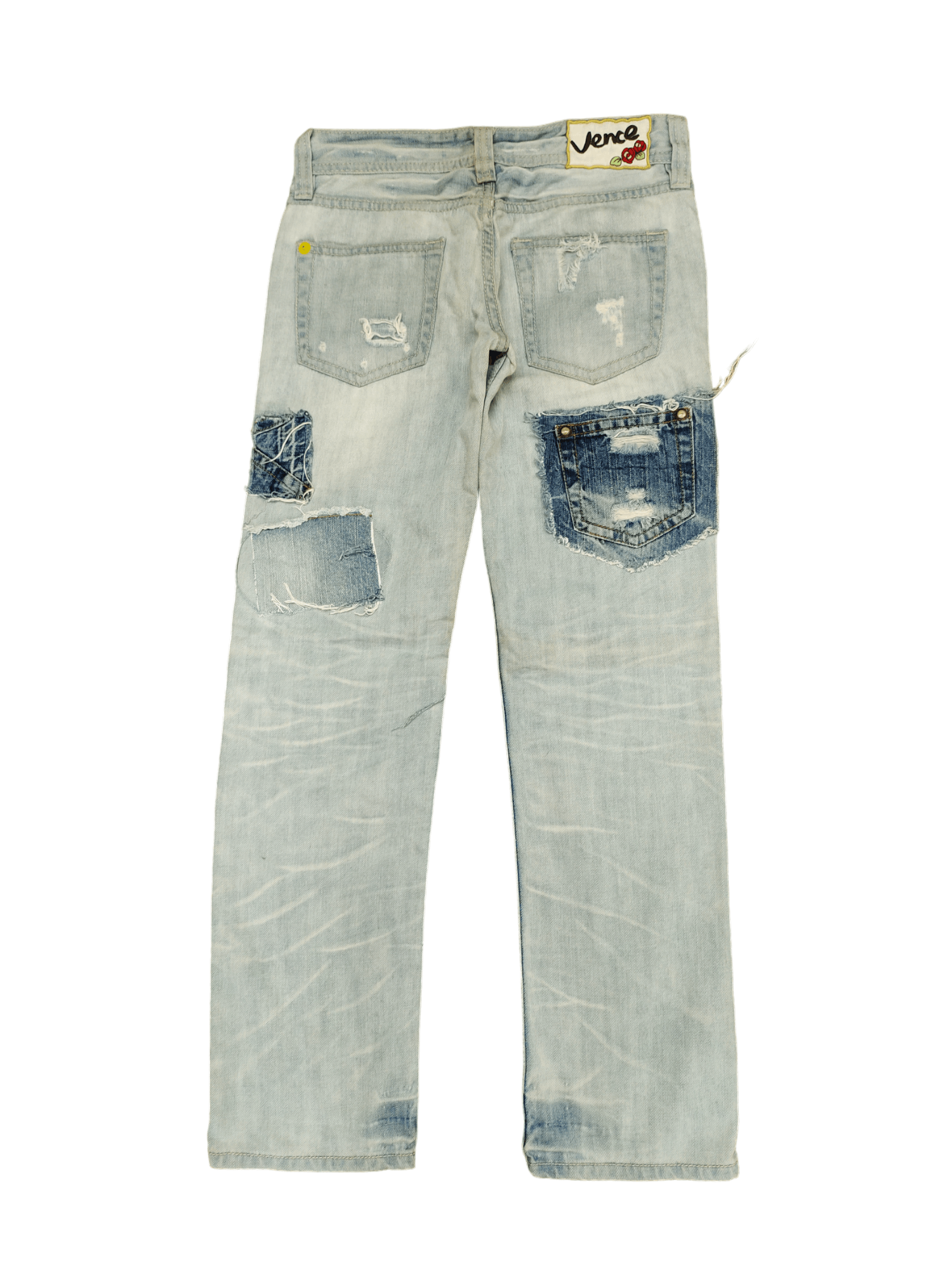 Hysteric Glamour × Undercover Vence Jpn Patchwork Distress Jeans Low Rise Undercover Style Size US 29 - 10 Thumbnail