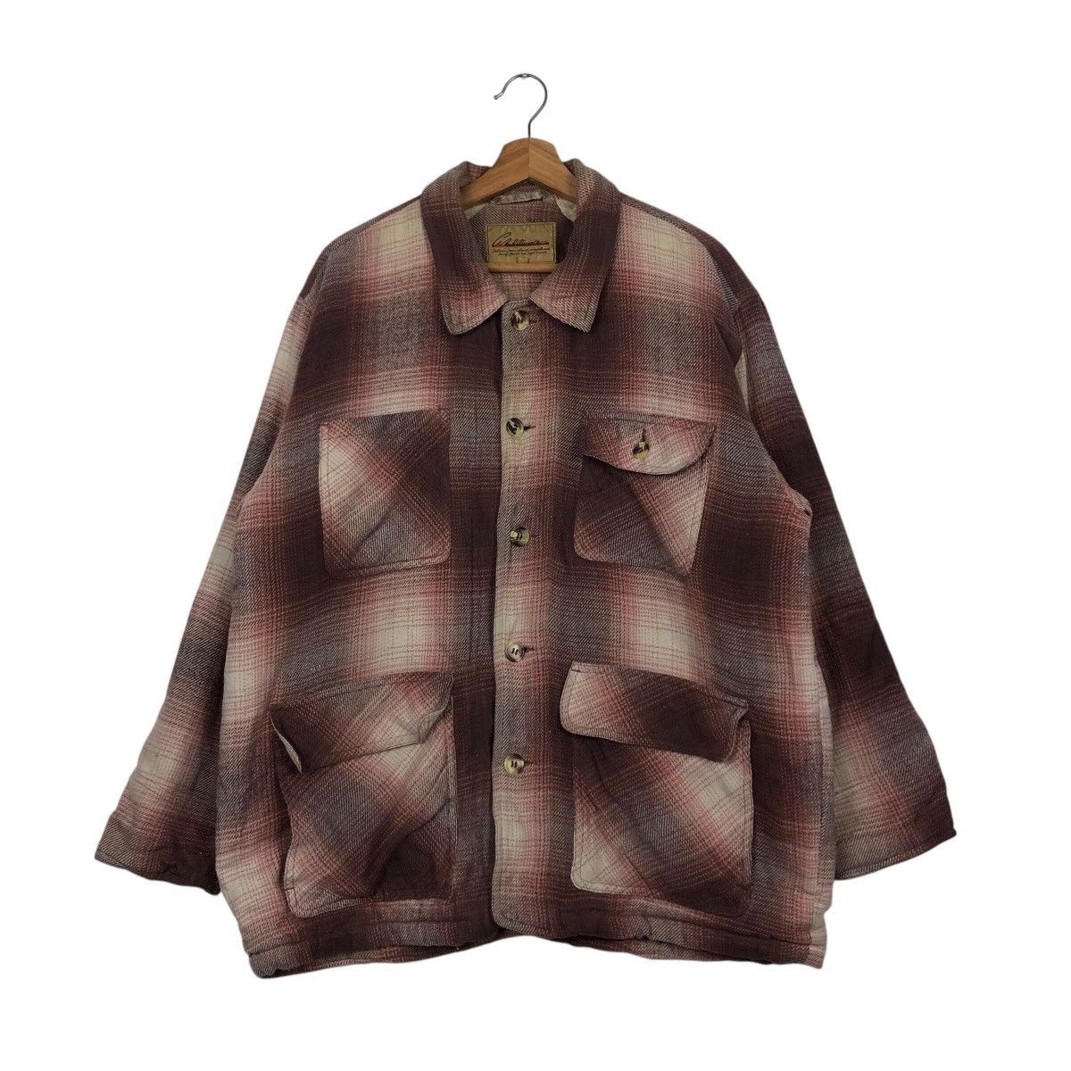 Hysteric Glamour 📌Vintage Shirt Button Jacket Shearling Tartan Design Size US L / EU 52-54 / 3 - 2 Thumbnail