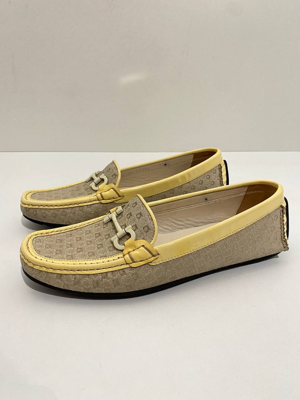 Salvatore Ferragamo Salvatore Ferragamo Gancini Logo Canvas Loafers Flats Shoes Size US 7.5 / IT 37.5 - 4 Thumbnail