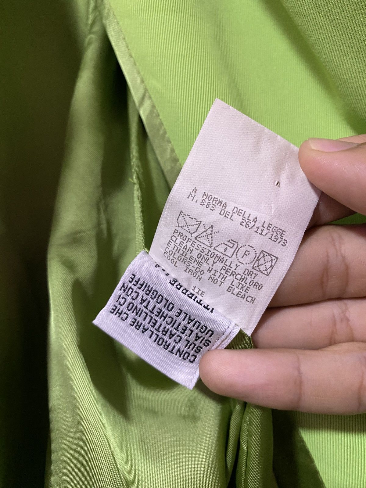 Versace Vintage 70s Gianni Versace Collection Double Breasted Jacket Size S / US 4 / IT 40 - 17 Thumbnail
