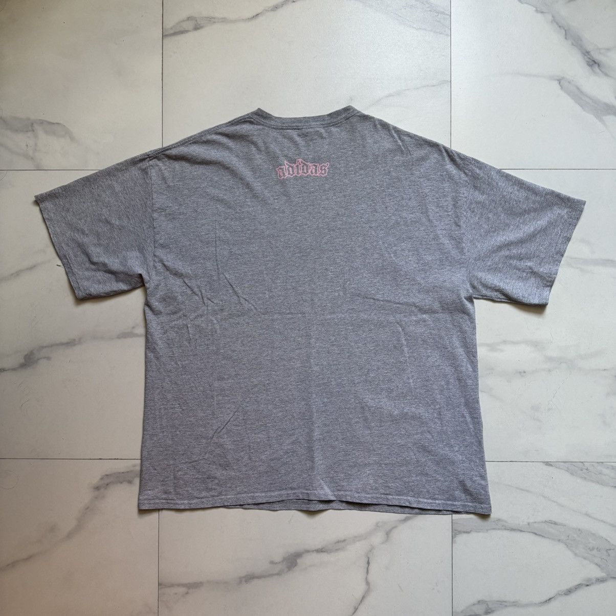 Adidas Vintage Y2K Adidas Goth Logo Tee Size US XXL / EU 58 / 5 - 3 Thumbnail