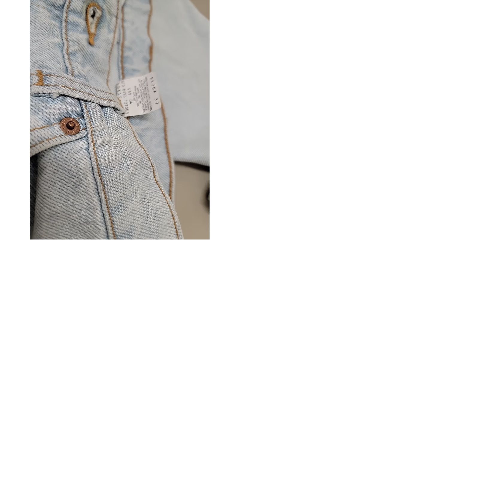 Levi's VINTAGE Levi's 512 Slim Tapered Jeans Womens 13 Blue Denim 5-Pocket NWT Medium Wash Seasonal Fall Winter Summer 31x30 Mens? Womens Size 34" / US 12 / IT 48 - 12 Thumbnail