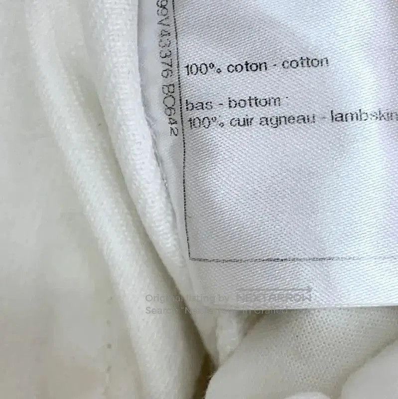 Chanel Chanel White Cotton Women's Shorts with Metallic Hem . Size 23" - 7 Thumbnail