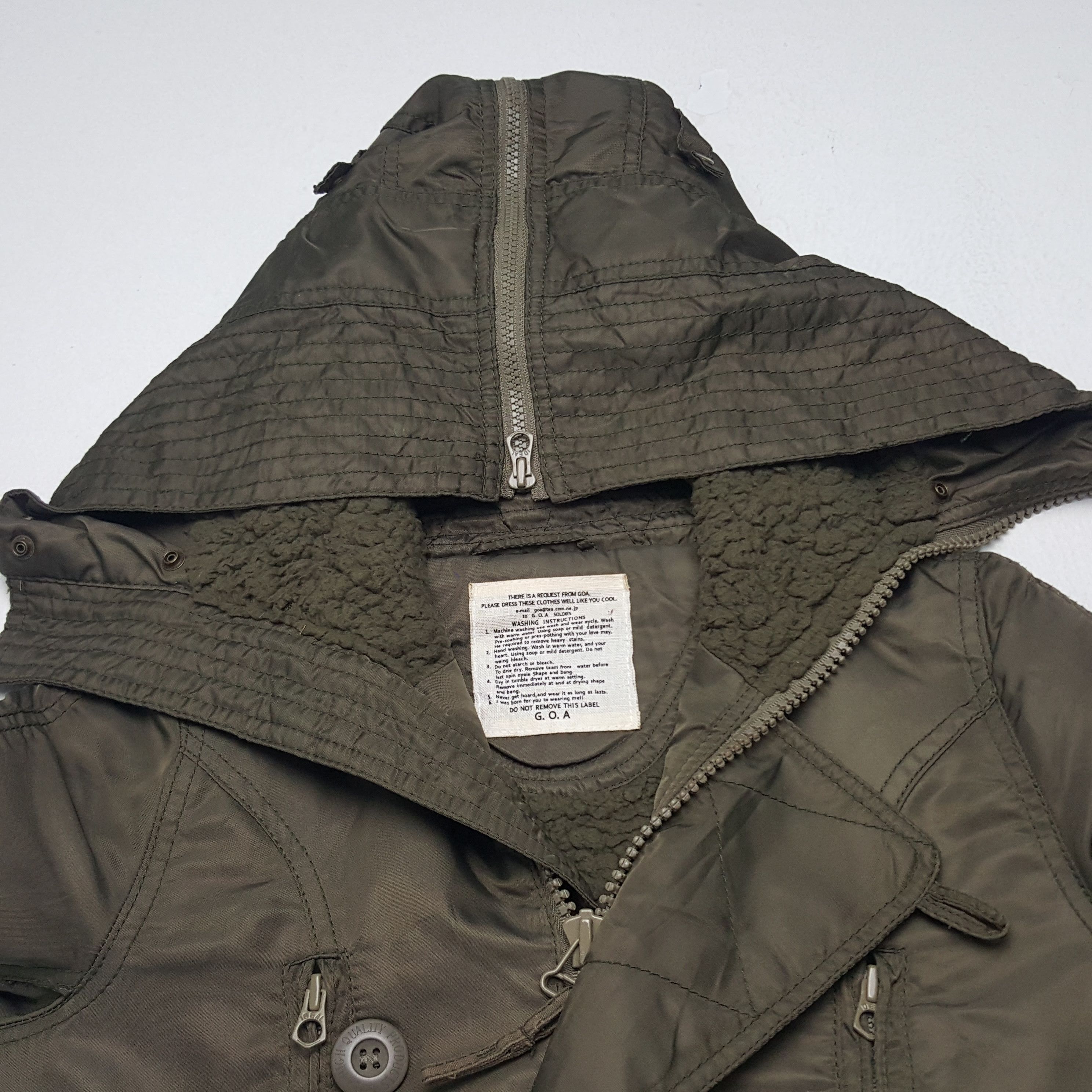 Japanese Brand × Le Grande Bleu (L.G.B.) × Vintage Vintage G.O.A. Japanese Grunge Style Parkas Jacket Size US S / EU 44-46 / 1 - 5 Thumbnail