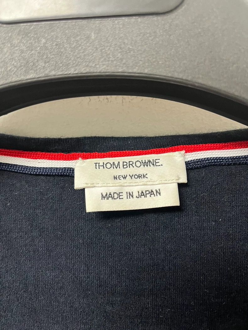 Thom Browne Thom browne Short-sleeved round-neck T-shirt 2504-Nextarrow Size US S / EU 44-46 / 1 - 3 Thumbnail