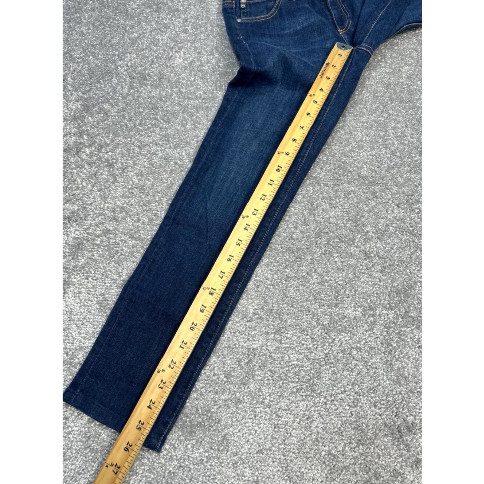 Vintage AG Adriano Goldschmied The Legging Jeans Womens 26R Blue Super Skinny Fit 26x26 Jeans Women Blue Skinny 2000s Womens (if applicable) Size 26" / US 2 / IT 38 - 5 Thumbnail