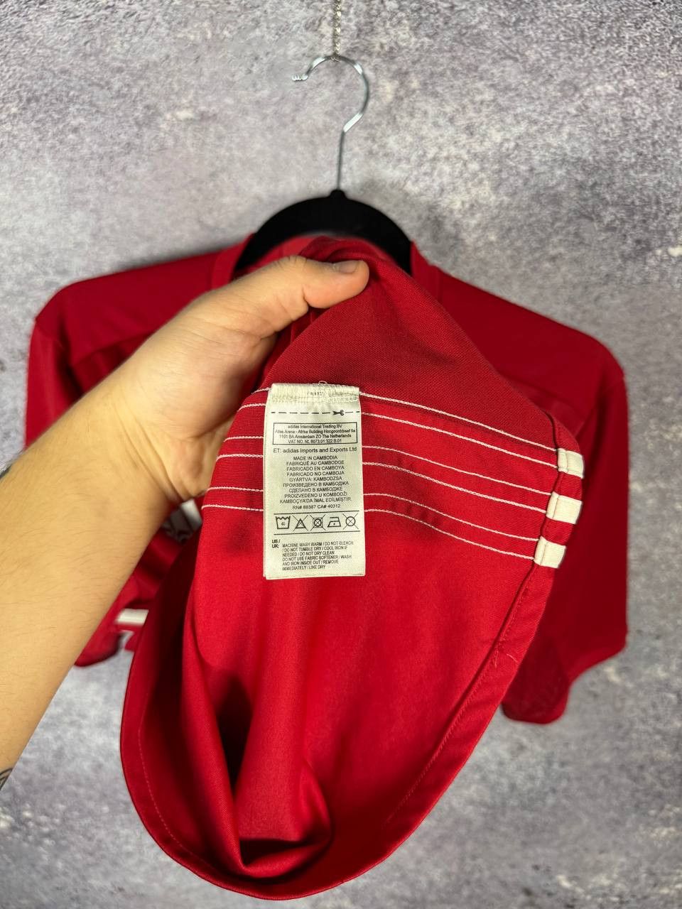 Adidas Vintage Manchester United 2016/17 Adidas Soccer Jersey Size US S / EU 44-46 / 1 - 9 Thumbnail