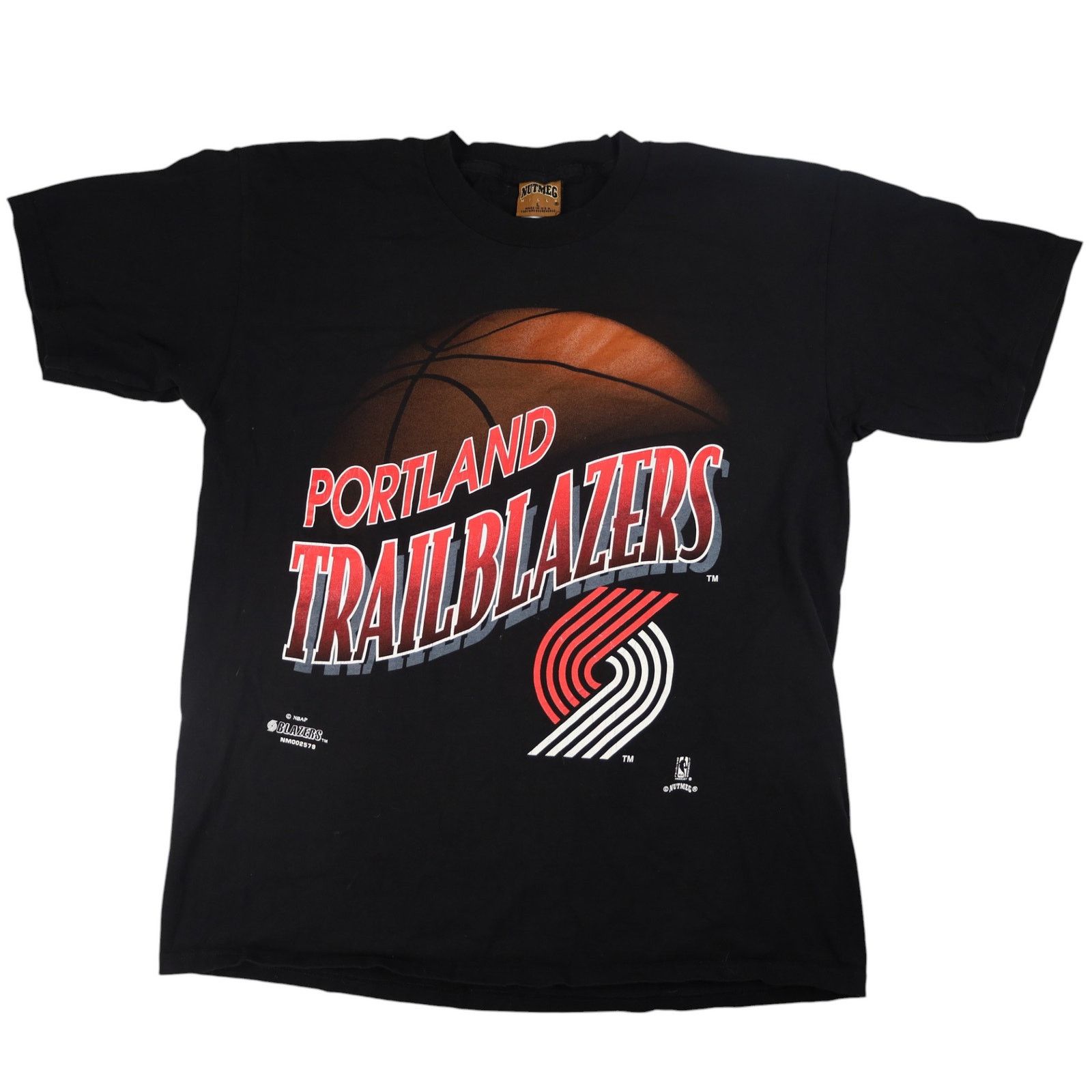 NBA × Nutmeg × Vintage Vintage Nutmeg Portland Trailblazers Graphic T Shirt Size US L / EU 52-54 / 3 - 1 Thumbnail