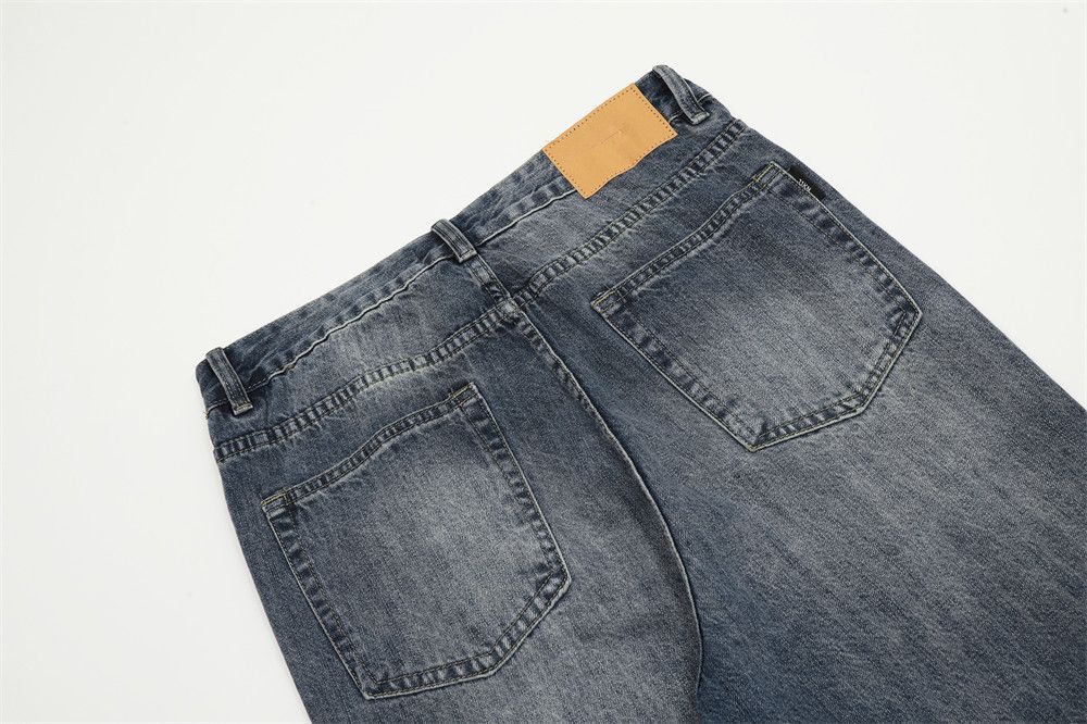 Japanese Brand × Jean Vintage washed distressed loose casual flared jeans Size US 32 / EU 48 - 5 Thumbnail